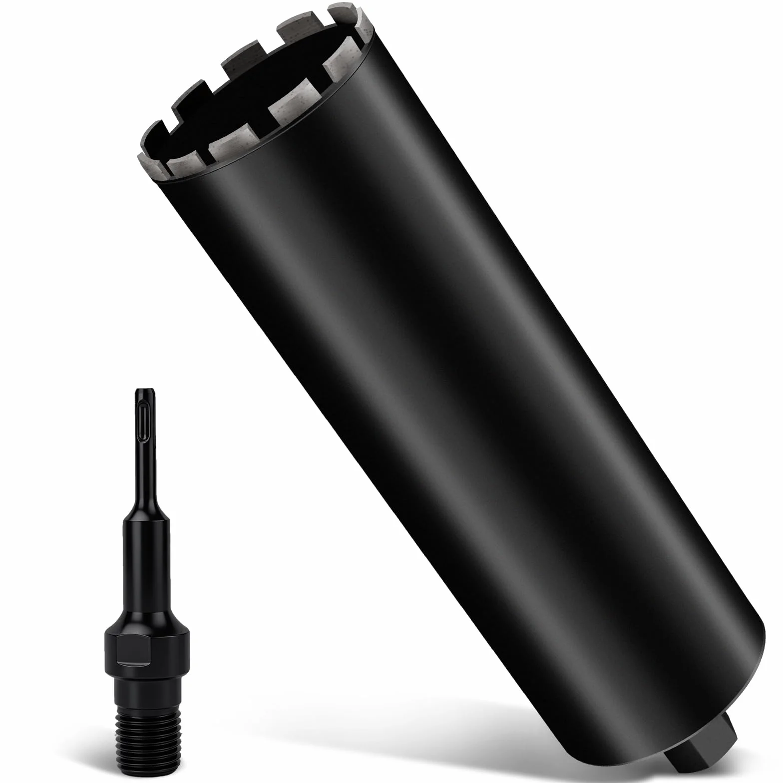 Diamentowa koronka wiertnicza Ø 132 mm z SDS Plus, 1 ¼" diamentowa koronka wiertnicza, L 460 mm, pogłębiacz puszek koronka wiertnicza wiertło rdzeniowe wiertło do wiercenia na mokro/sucho, otwornica