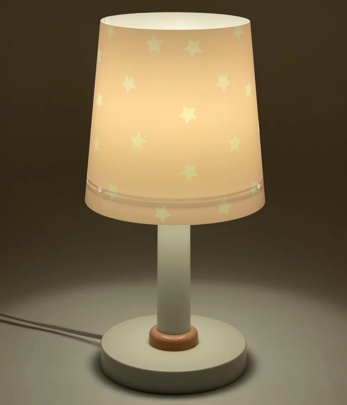Dziecięca lampa stołowa Dalber Star Stars w kolorze jasnoróżowym