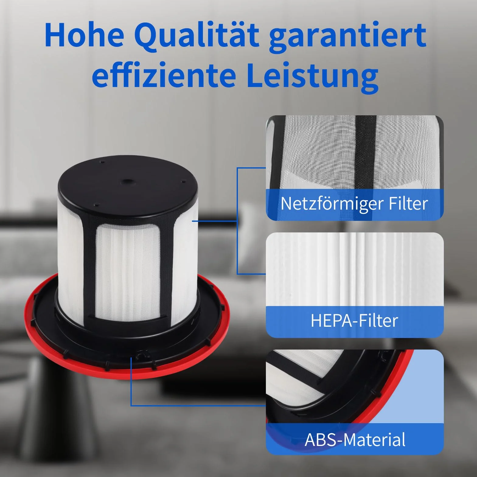 2 sztuki filtra i uchwytu filtra do odkurzacza Bosch UNLIMITED 6