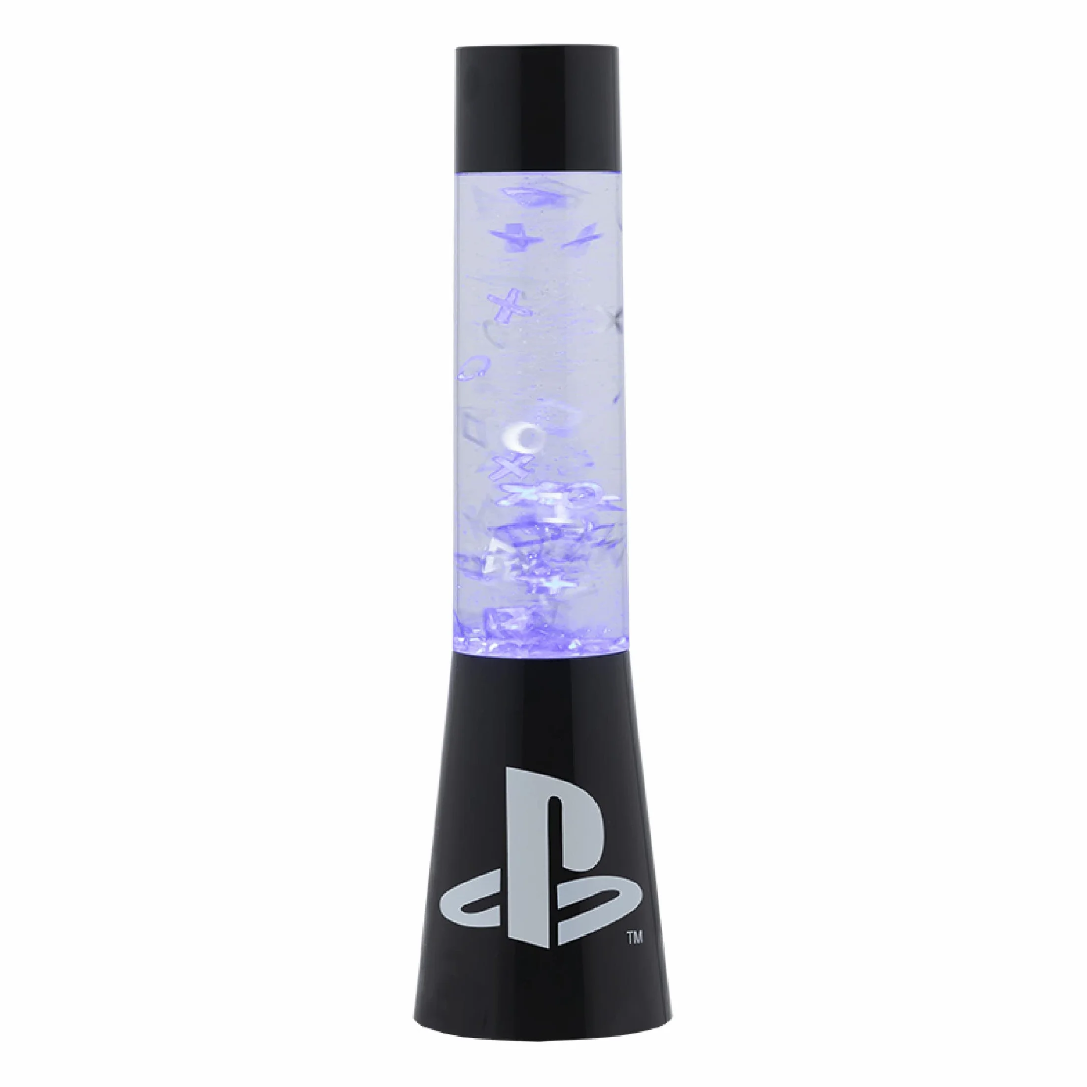 Paladone Sony PlayStation Glitter Liquid Mood Light z pływającymi kontrolerami i ikonami, oficjalnie licencjonowany produkt Sony PlayStation | PS5 | lampa lawowa | lampa biurkowa | lampka nocna |