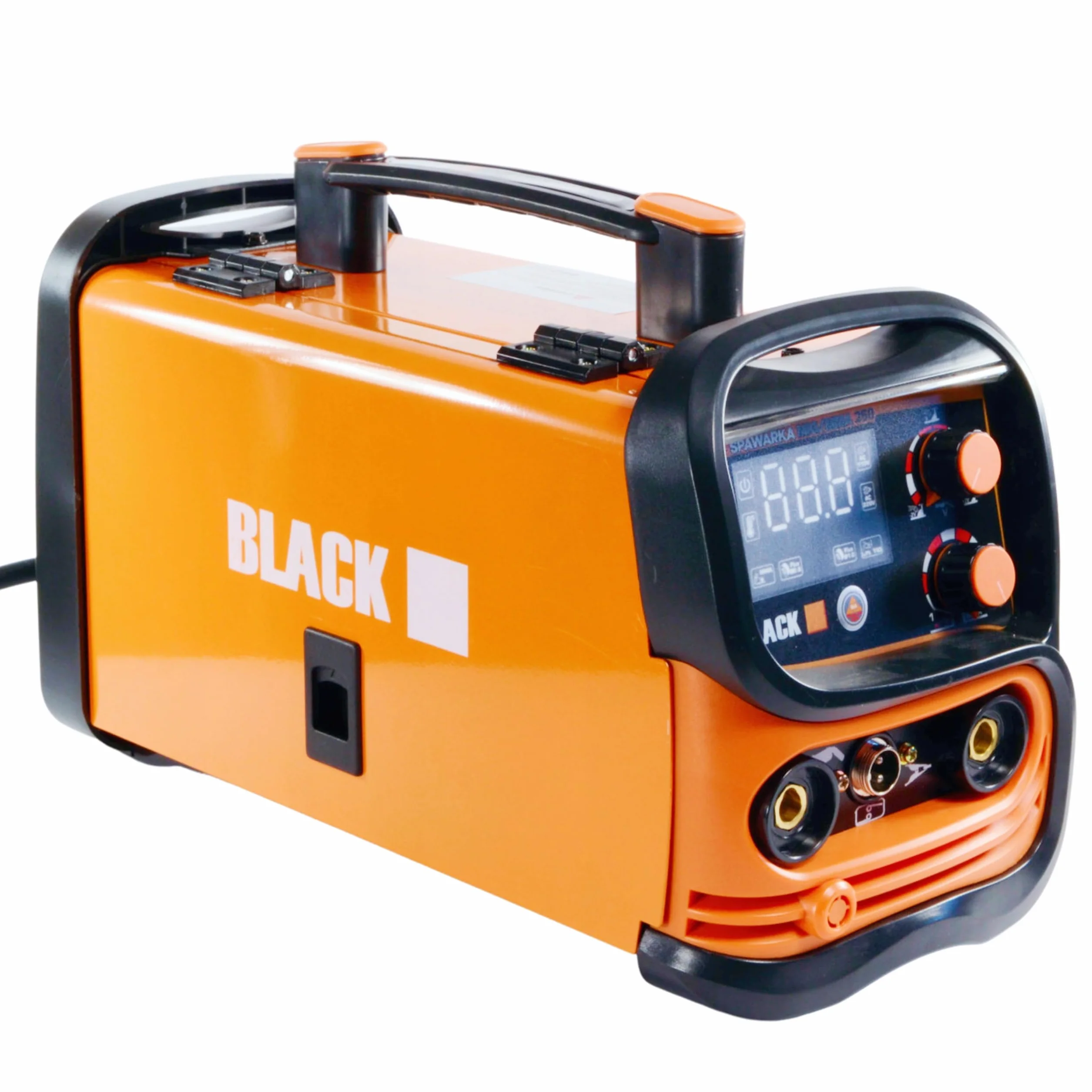 Black SPAWARKA MIGOMAT MIG MAG MMA 250A FLUX BLACK