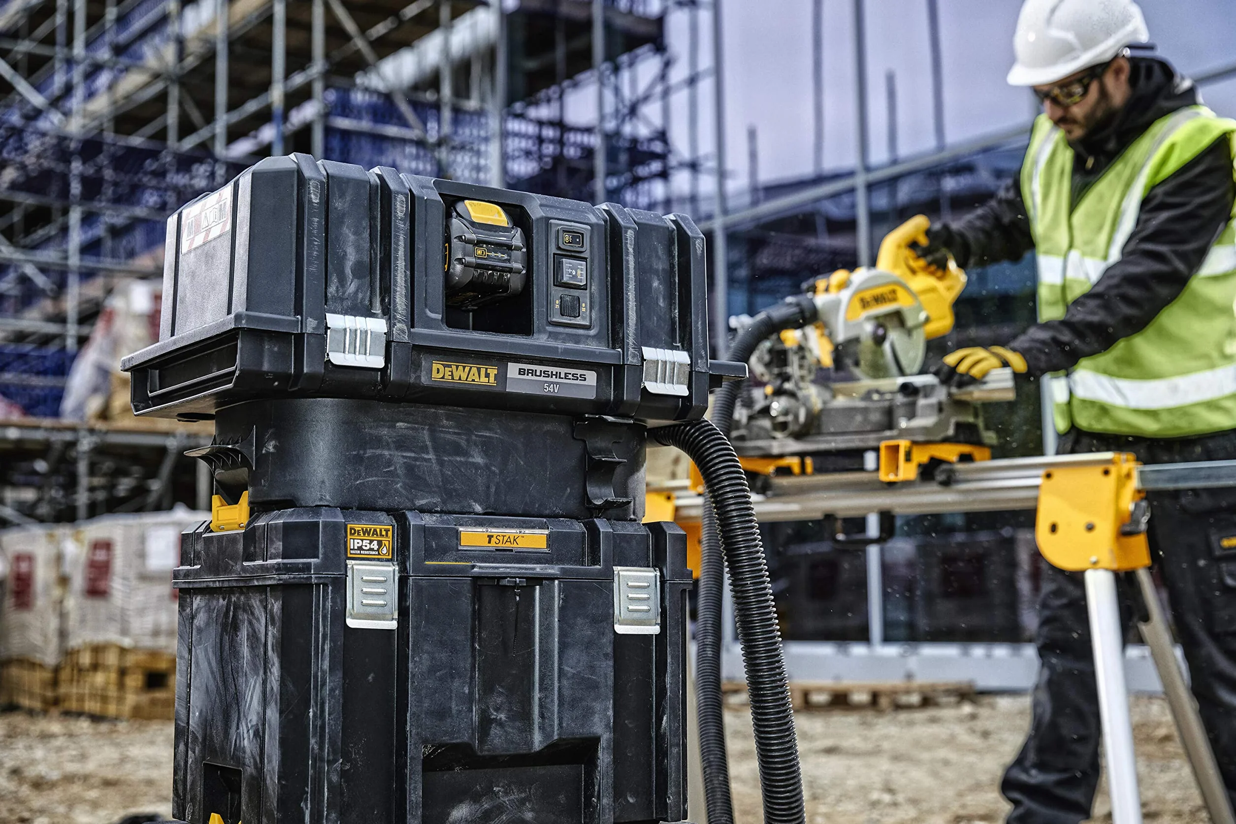 Dewalt Tstak 2.0 Walizka Systemowa, Czarny/Żółty, 44 x 30 x 38 cm