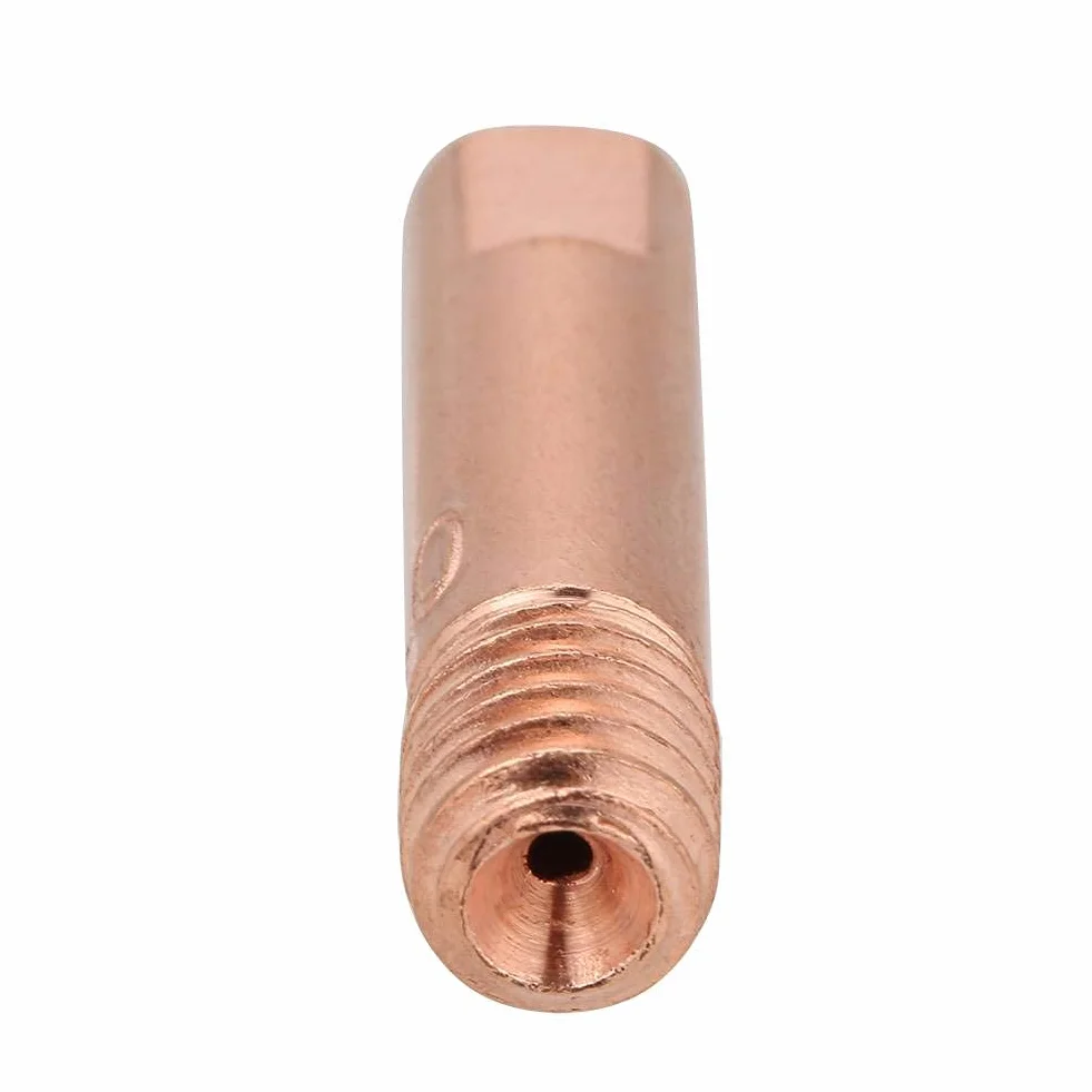 20 sztuk końcówka stykowa 0.8mm 1.0mm miedziana końcówka stykowa do 15AK MIG MAG palnik do spawania materiały eksploatacyjne (1.0)