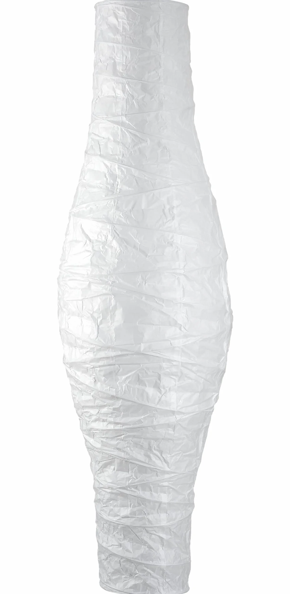 FHU Papierowy Abażur, Papierowy Klosz, Kompatybilny z IKEA DUDERO i Innymi Lampami Podłogowymi, Zamienny Abażur do Lamp Podłogowych, Papierowy Design, Biały, 117 cm Wysokości
