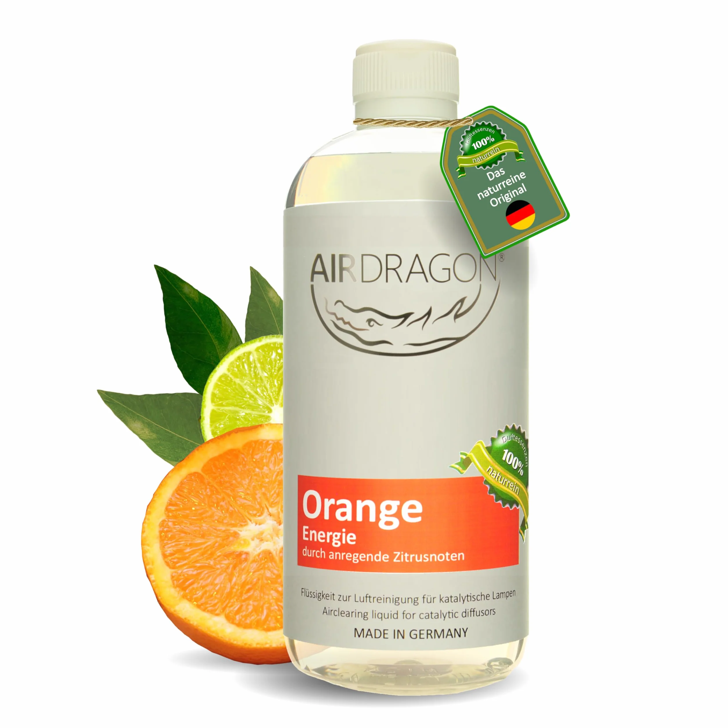 AIRDRAGON® Pomarańczowy 500 ml Premium naturalny zapach do pomieszczeń