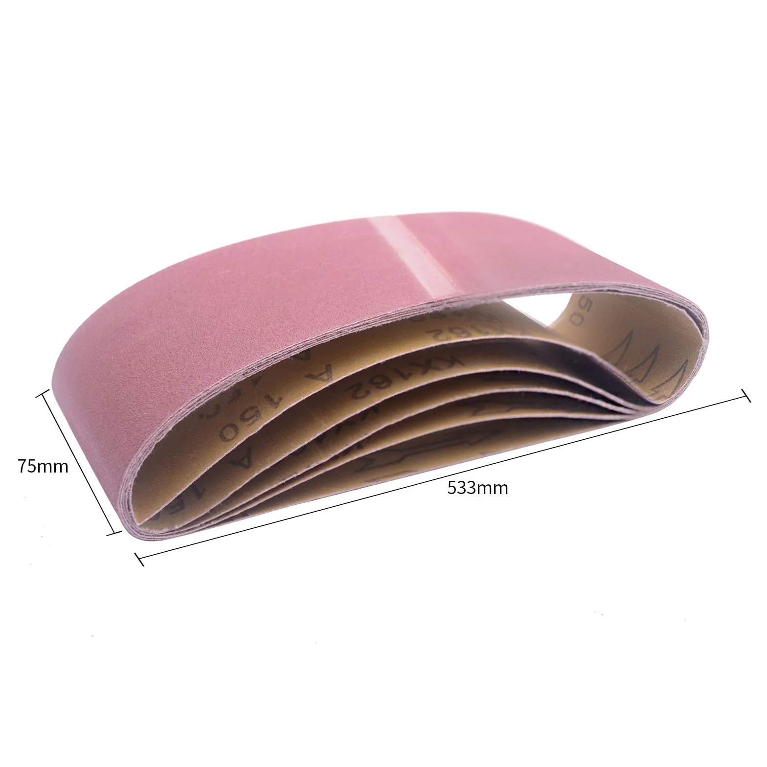 papier ścierny taśmy polerskie podkładki szlifierskie Taśmy szlifierskie z tlenku glinu, 25 szt. Taśma szlifierska 13 mm x 457 mm 40//80/120/180/320 Różne ziarna Taśma szlifierska do szlifierki taśmow
