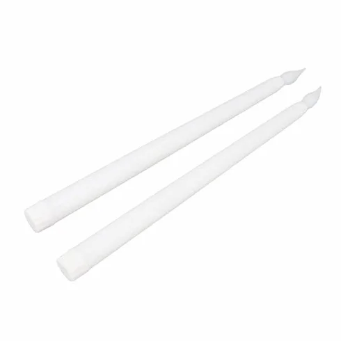 Świece LED 13 szt. Świece LED Bezdymne Bezpłomieniowe Bezpieczne, Przyjazne dla środowiska Ciepłe światło Elektryczna świeca Stożkowa LED (WHITE)