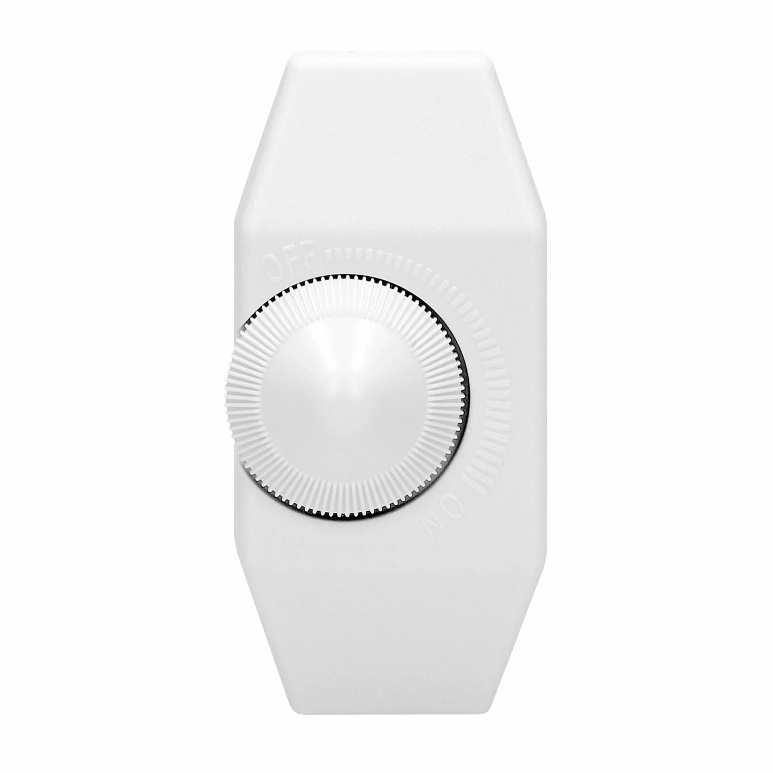 PERFECT Ściemniacz pośredni ze sznurkiem – ściemniacz do oświetlenia z przełącznikiem kółek – 80 W – bezstopniowy – biały