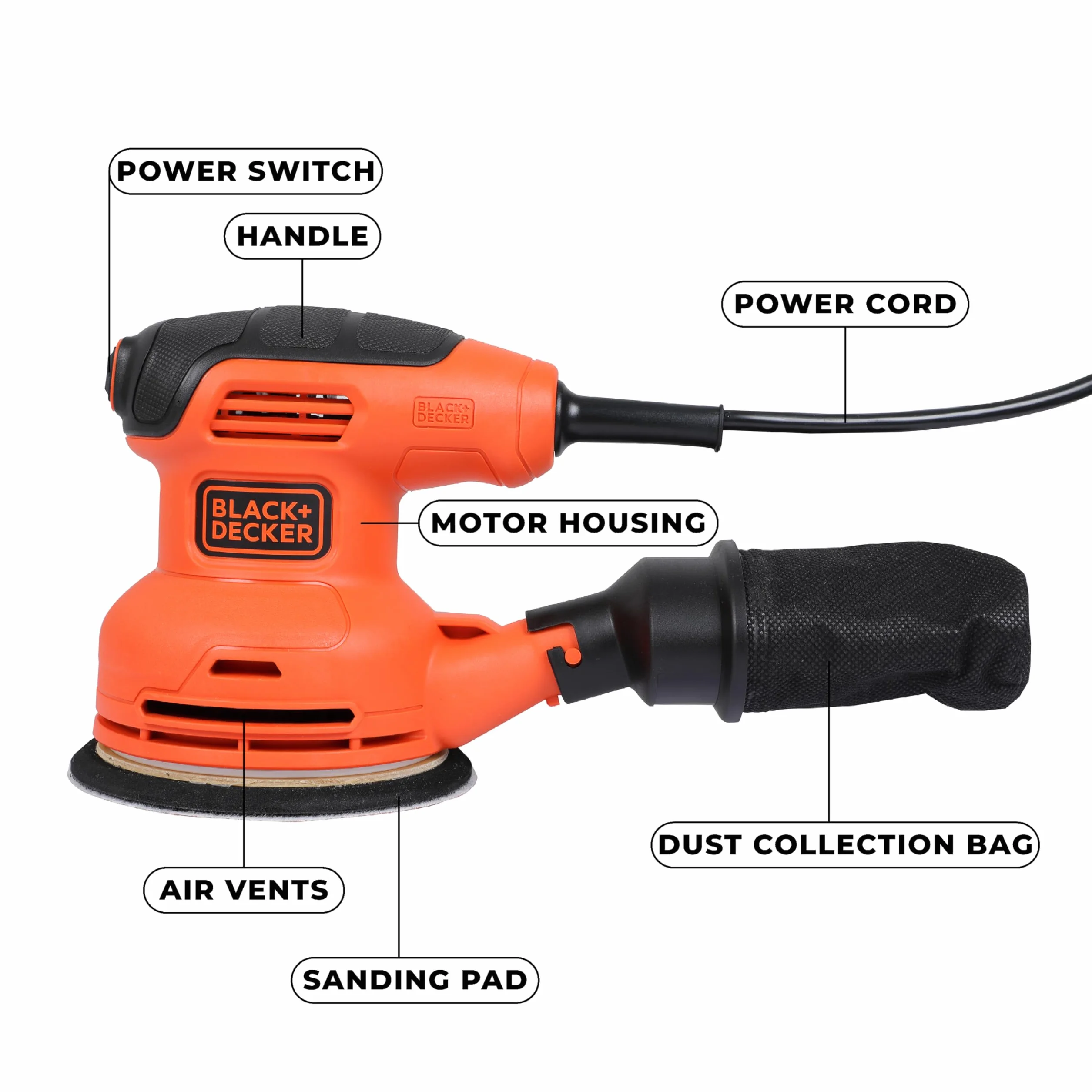 BEW210-QS - Lijadora Rotorbital 230W