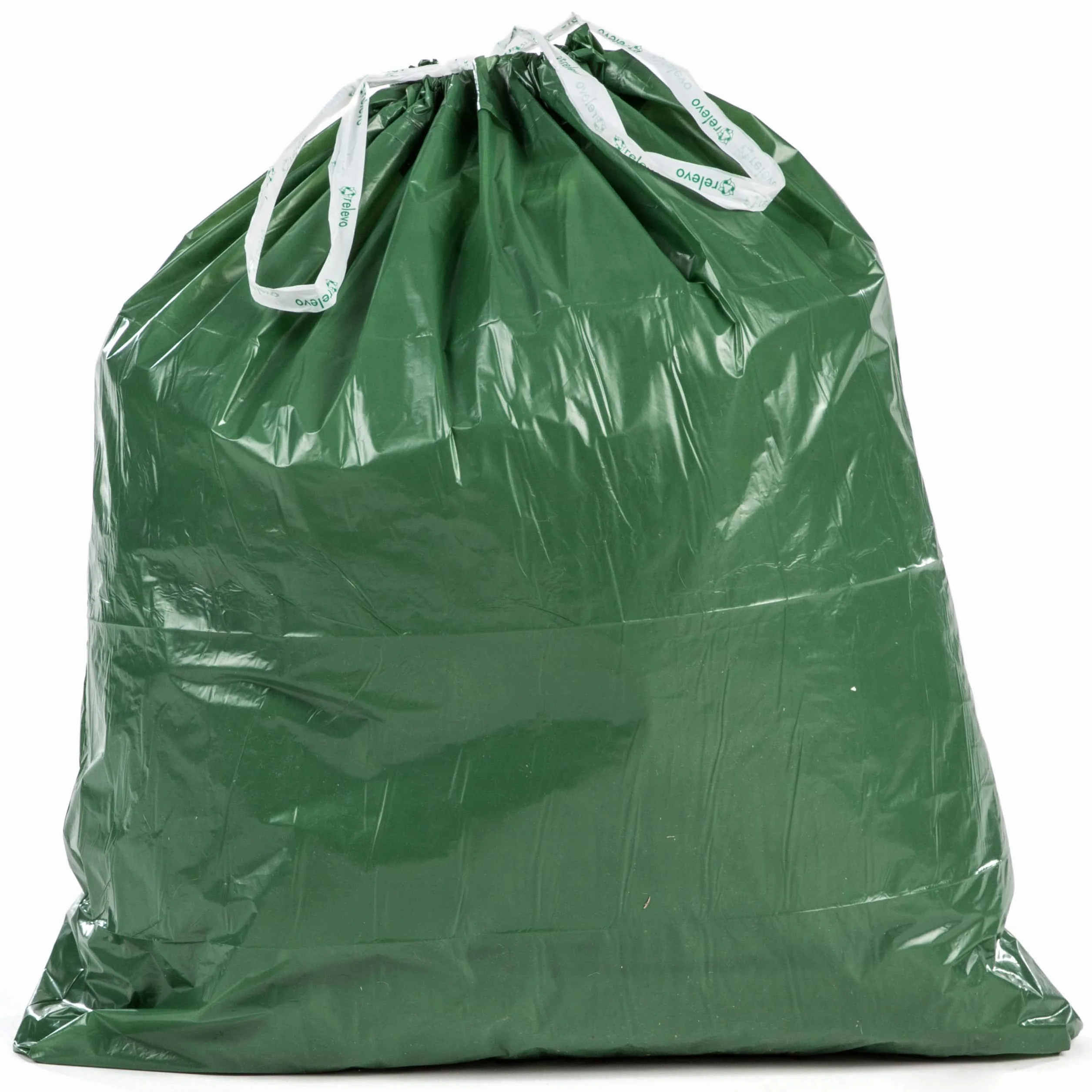 Relevo 13 sztuk worków na śmieci 100 l – 100% recyklingowane worki na śmieci ze sznurkiem