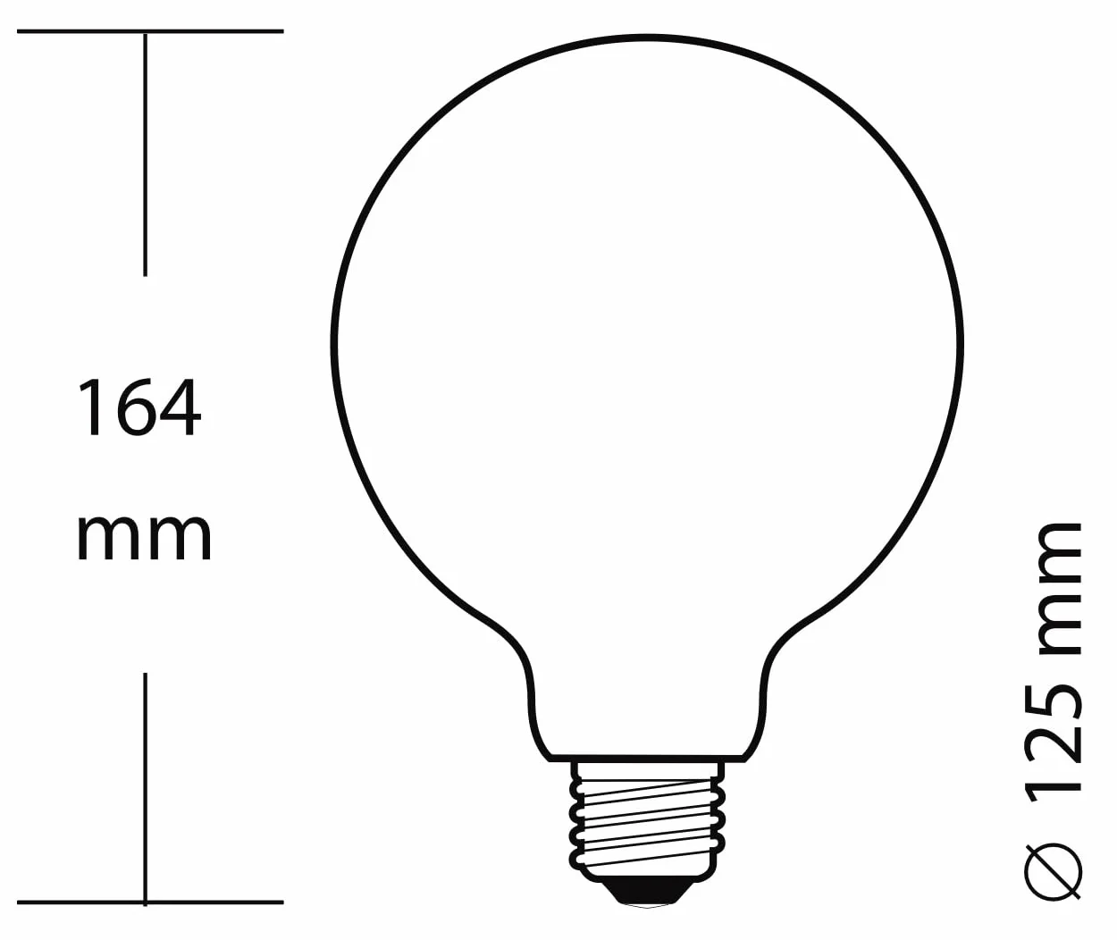 greenandco 4 x żarówka LED w stylu vintage do nastrojowego oświetlenia | ściemniana | E27 G125 | 4,9 W 200 lm | złota | 1800 K ekstra ciepła biel | 320° | 230 V | bez migotania