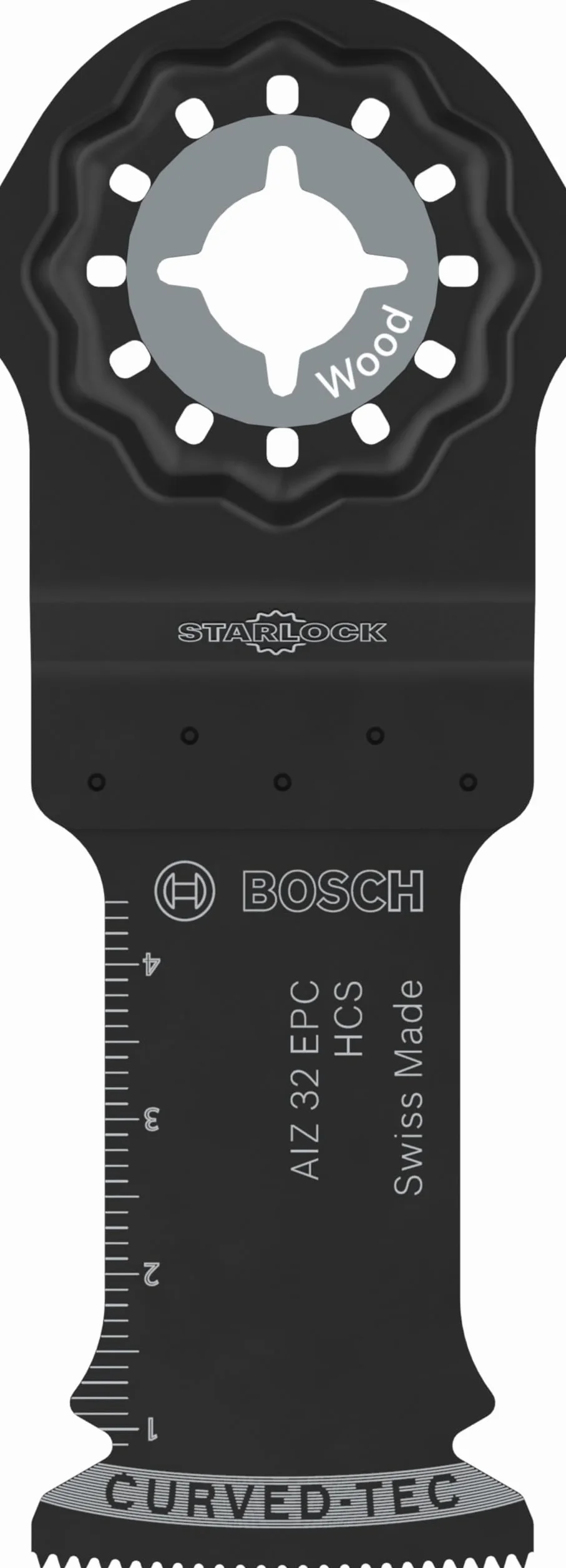 Bosch 1x Brzeszczot do cięcia wgłębnego AIZ 32 EPC (do Miękkie drewno, Szerokość 32 mm, Professional Akcesoria Narzędzie wielofunkcyjne)