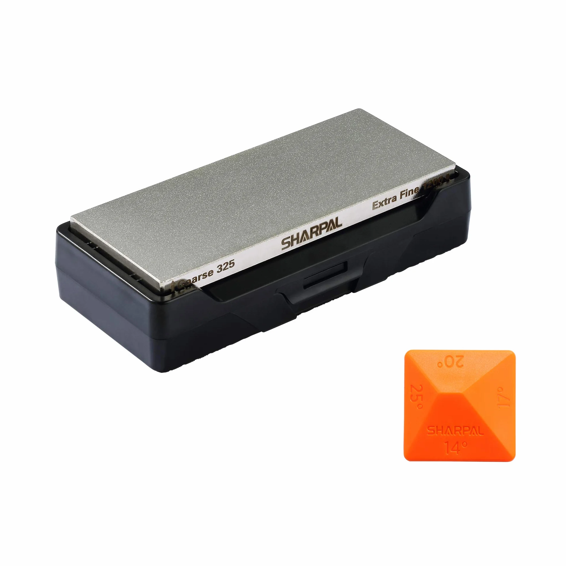 SHARPAL 156N diamentowa ostrzałka do noży podwójna ziarnistość grubo/bardzo drobna antypoślizgowa podstawa prowadnica kątowa 15,2 cm