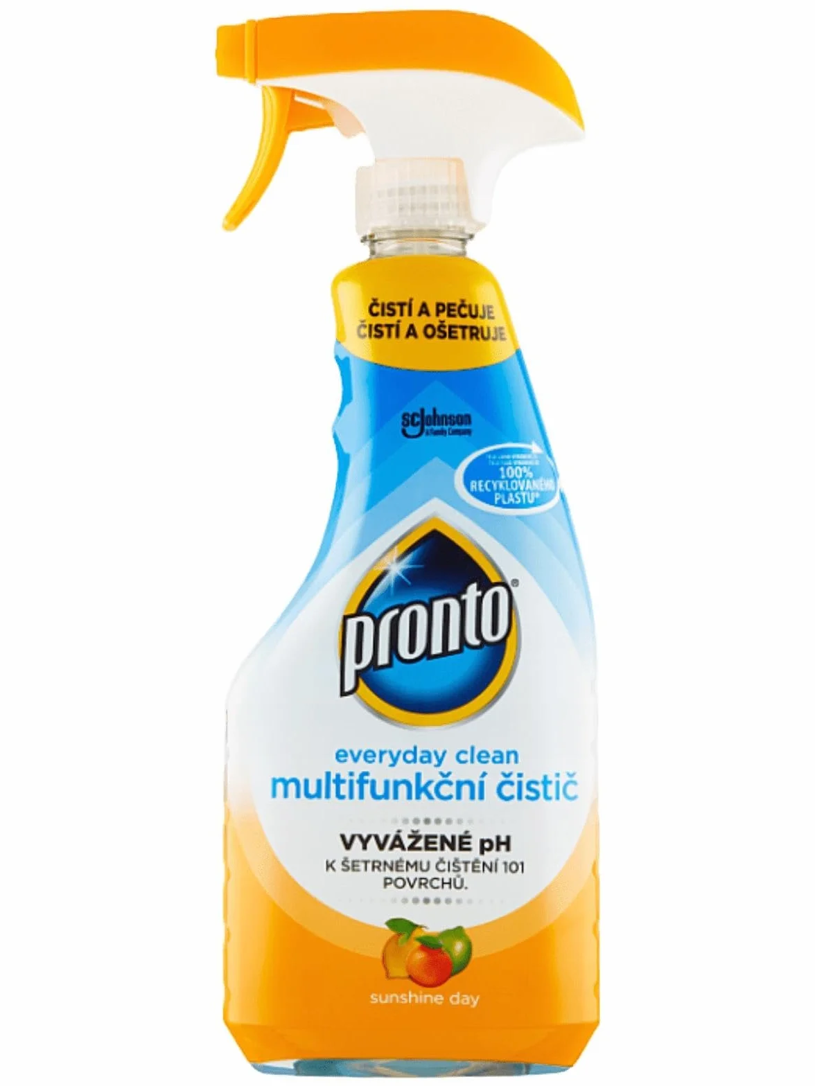 Pronto Multi-Surface, Spray do Czyszczenia Uniwersalny, Cytrusowy, Do Codziennego Użytku, pH Zrównoważone, Bez Silikonu, 500 ml, Do Drewna, Marmuru i Stali Nierdzewnej