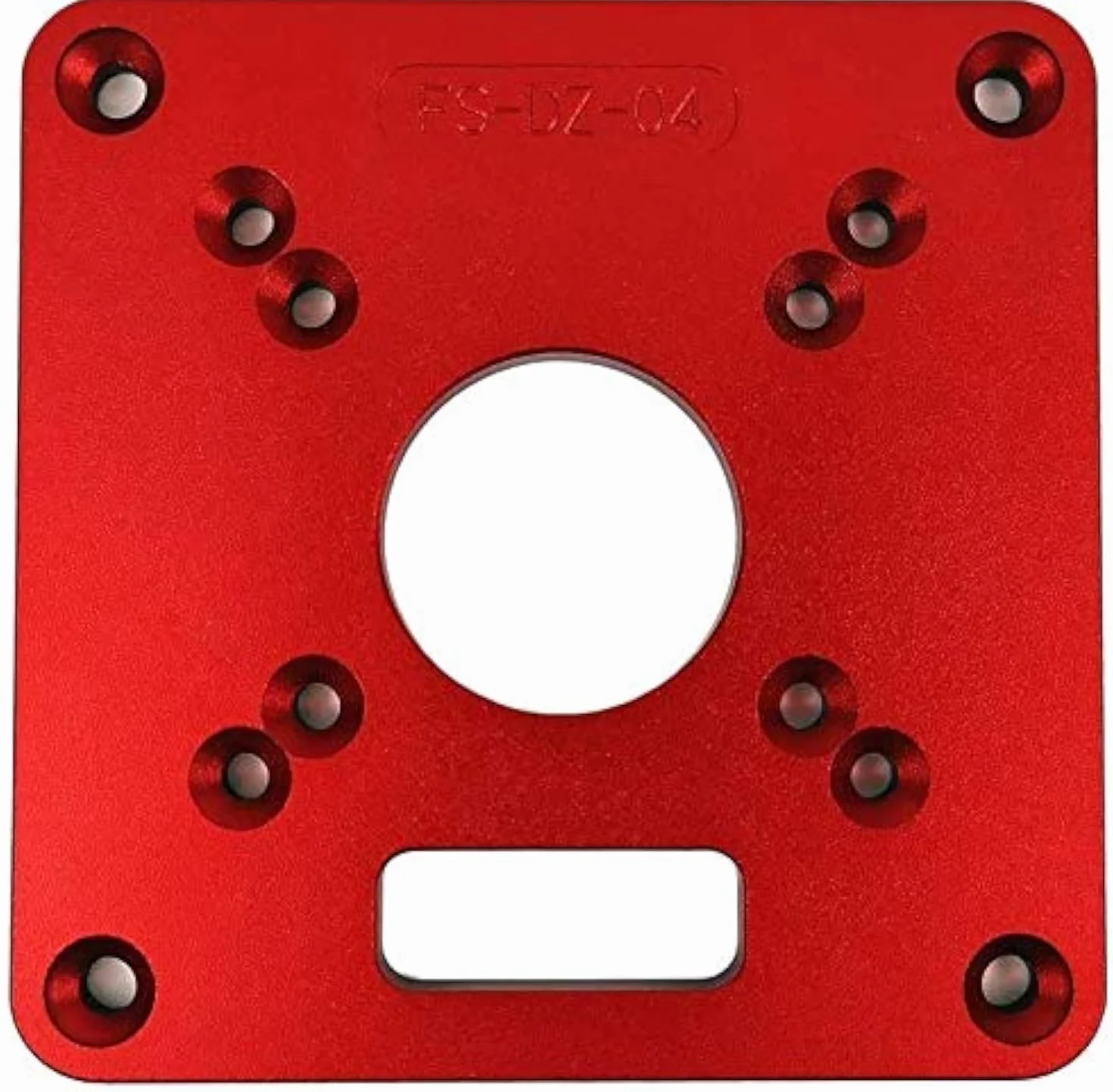 Płyta wkładki stołu routera RT0700C, 120 * 120 * 8 mm aluminiowa śruba trymera, deska do obróbki drewna