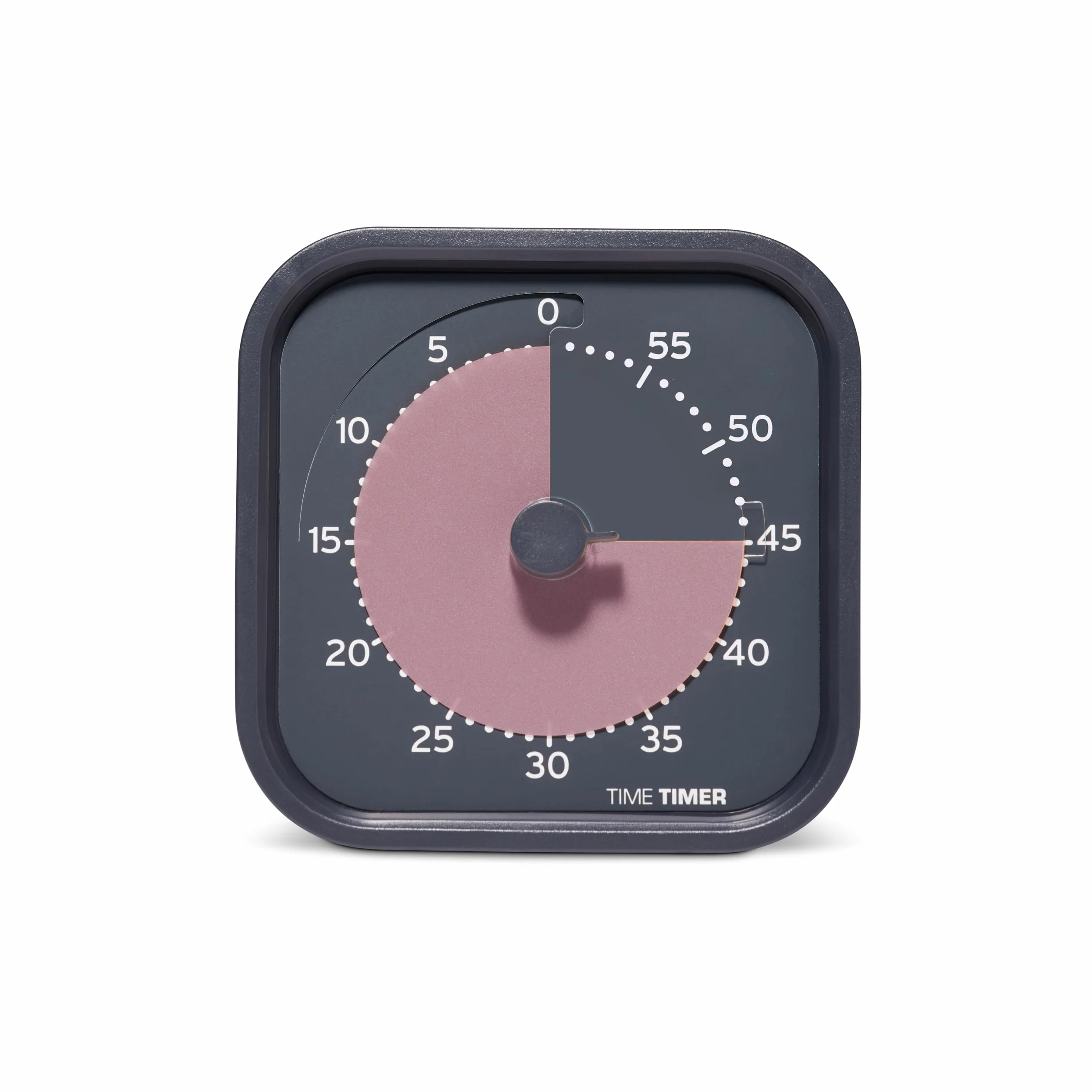 Time Timer MOD Home seria metaliczna - 60-minutowe wizualne odliczanie do ADHD, dorosłych, studentów i Pomodoro z cichą pracą (metalowa burza)