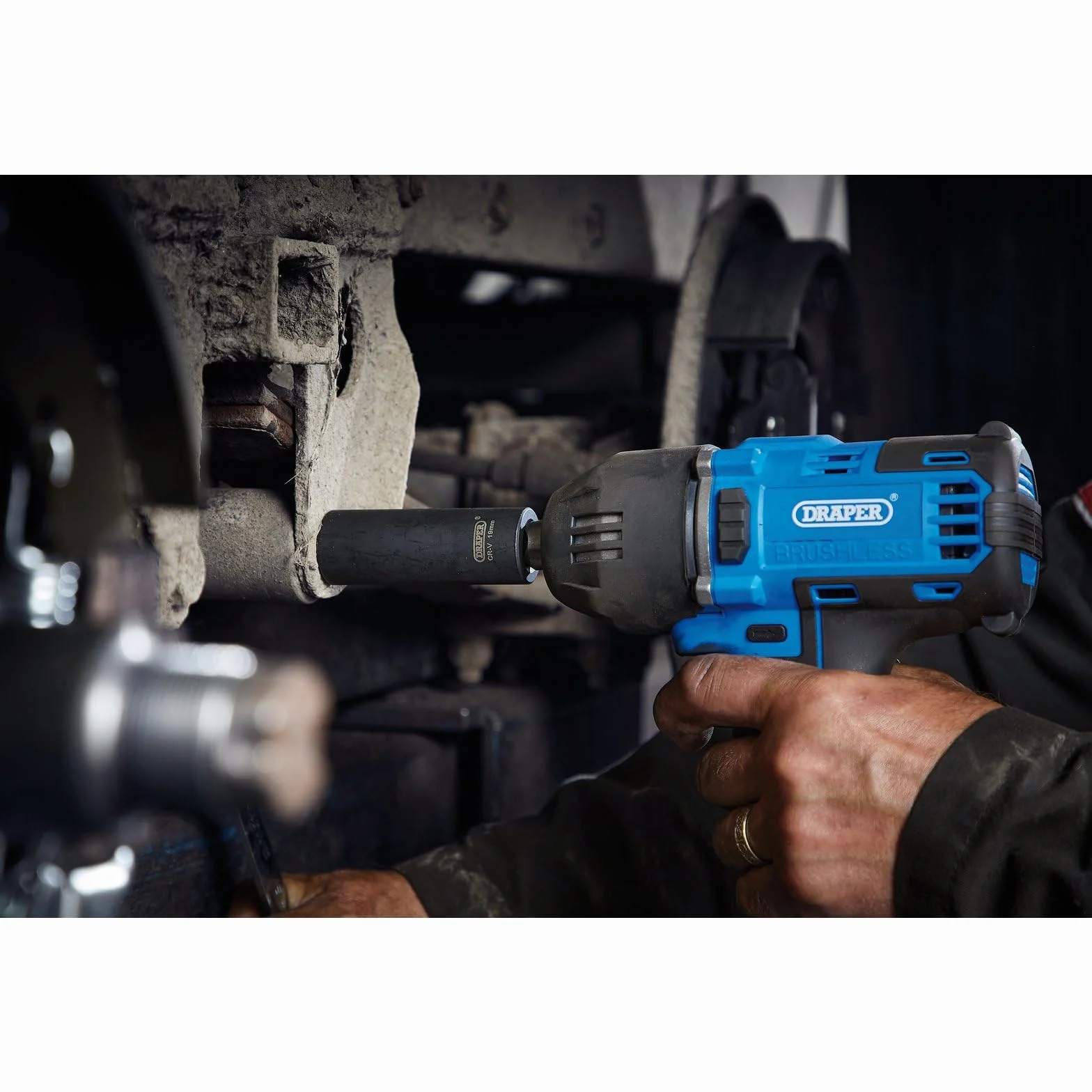 Draper 04577 HI-TORQ Metric Deep Impact zestaw nasadek udarowych, 1/2" Sq. Dr. (19 sztuk)