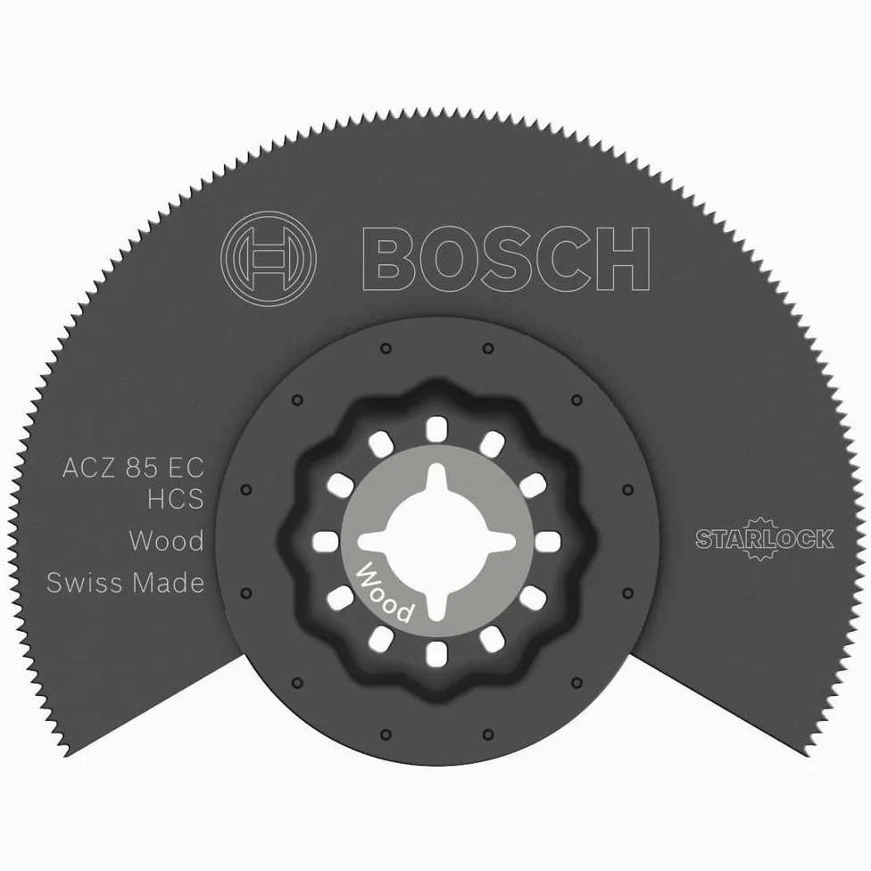 Bosch Professional 1x Brzeszczot segmentowy BIM-TiN ACZ 85 EIB Multi Material (do cięcia różnych materiałów, Ø 85 mm, akcesoria narzędzie wielofunkcyjne)