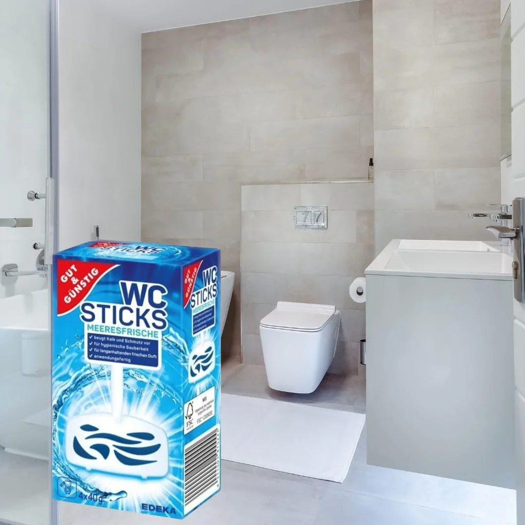 G&G Zawieszka do WC Odświeżacz Ocen Zapach Morski Do Toalety 4 Sztuki 4x40g