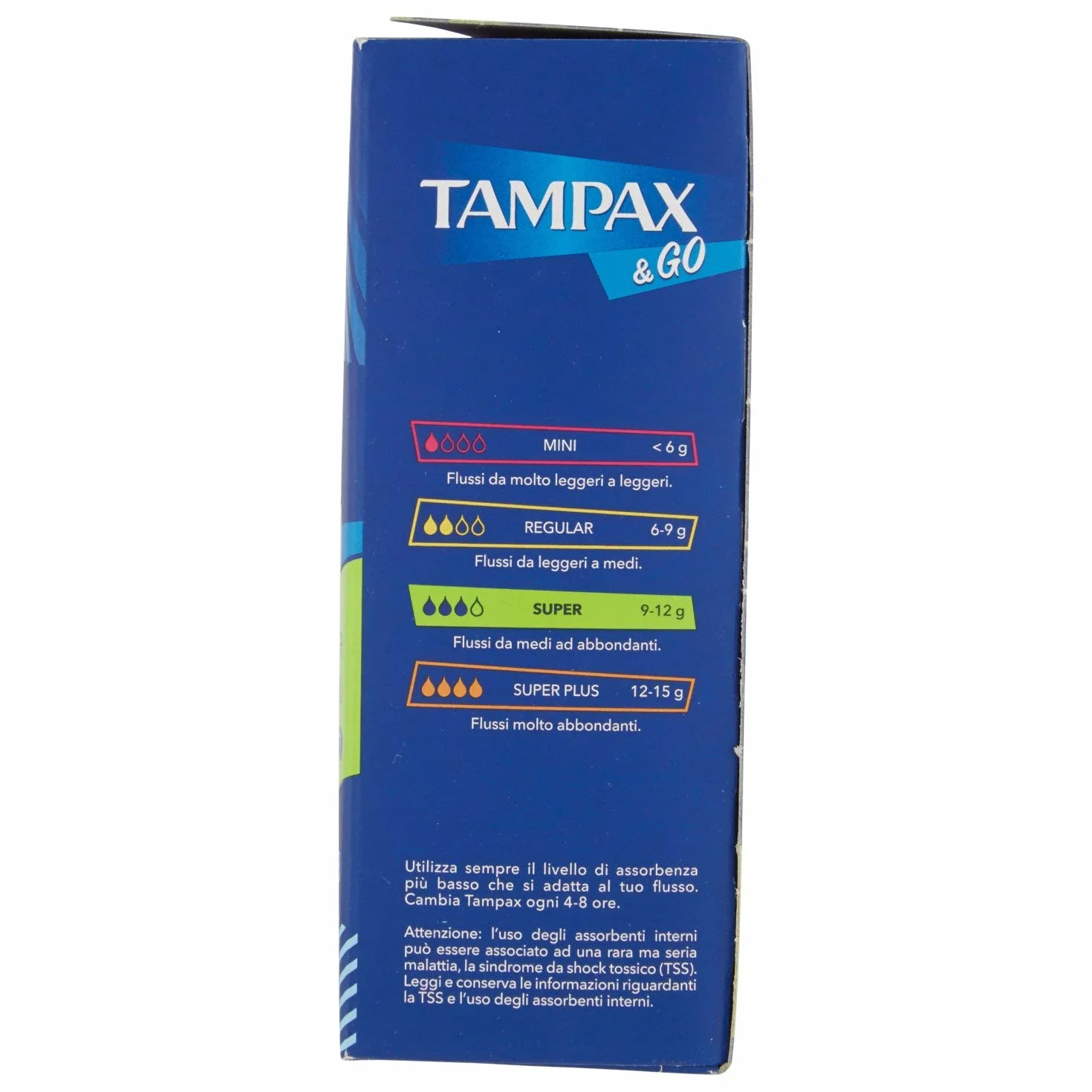 Tampax Go Super Tampony 18 sztuk