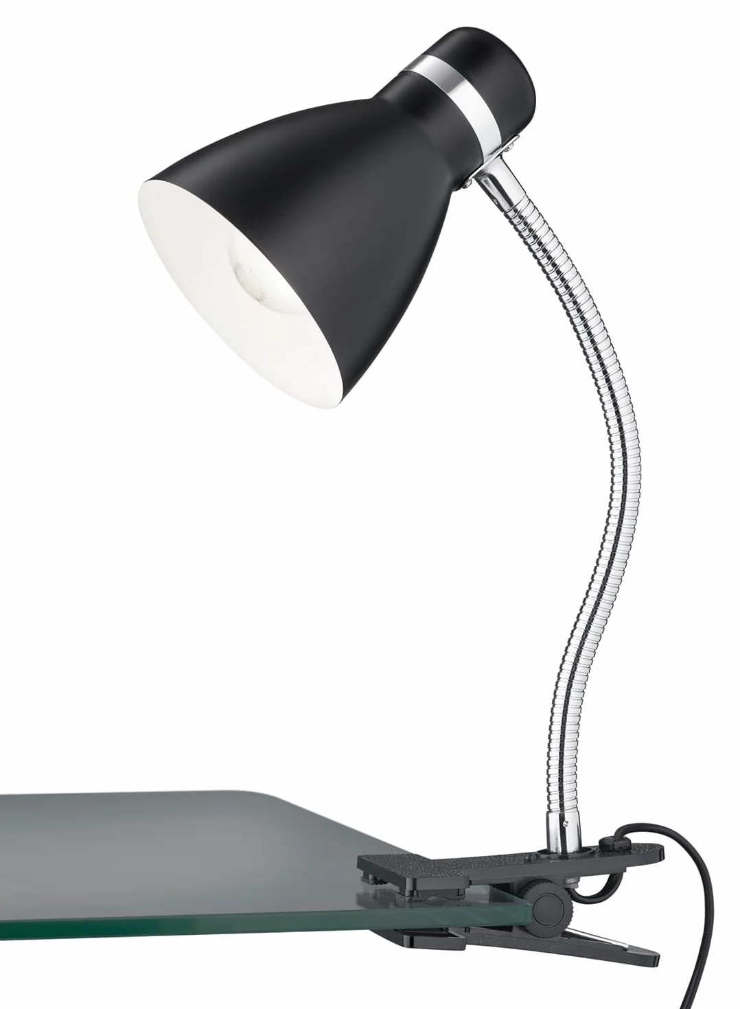 Reality Lampa zaciskowa Harvey R20731232, czarny matowy metal, z wyjątkiem 1x E27, Flexarm