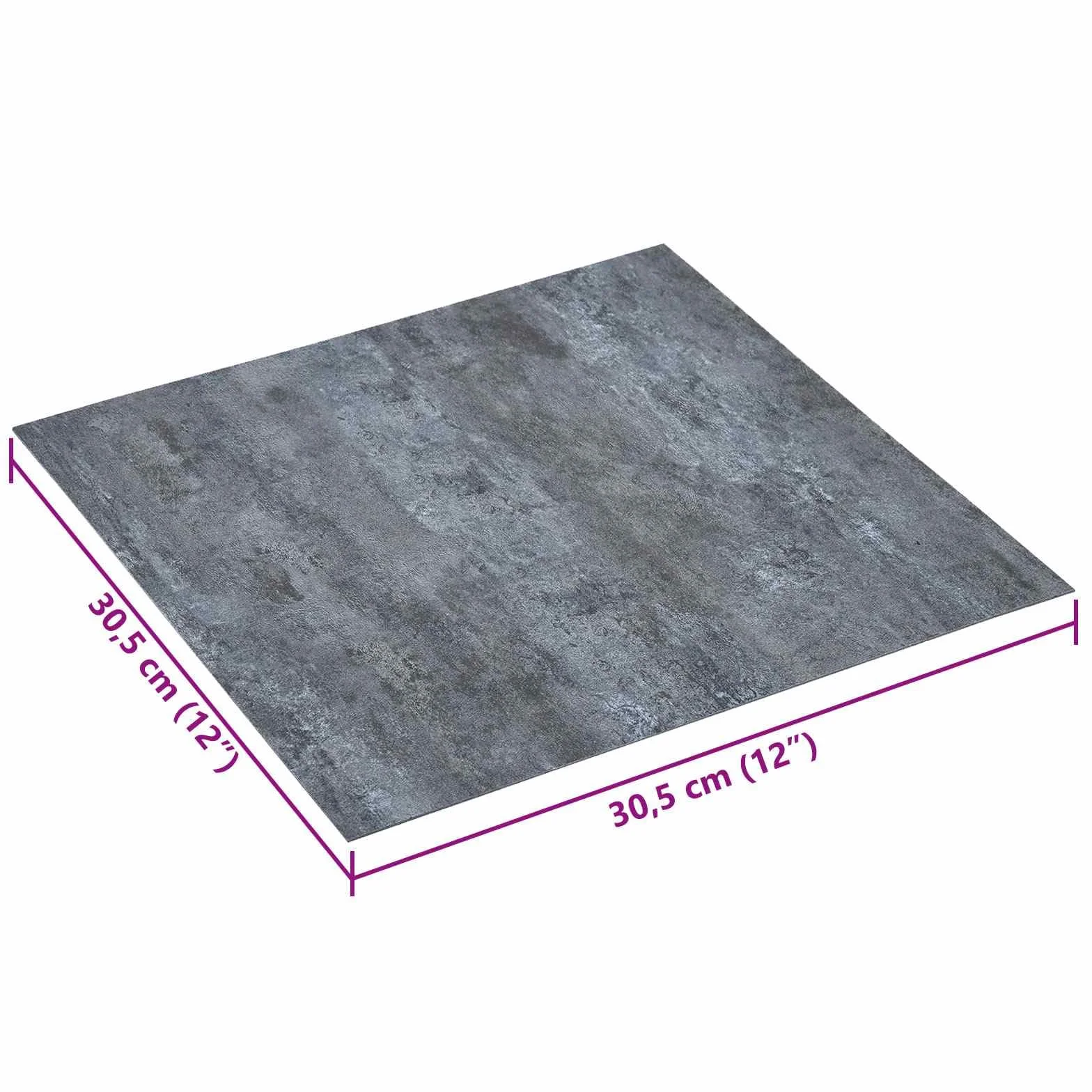 Samoprzylepne płyty podłogowe z PCW 30,5 x 30,5 cm 20 szt | Wzornictwo o wyglądzie drewna, nowoczesny, minimalistyczny, do salonu i sypialni, łatwe czyszczenie