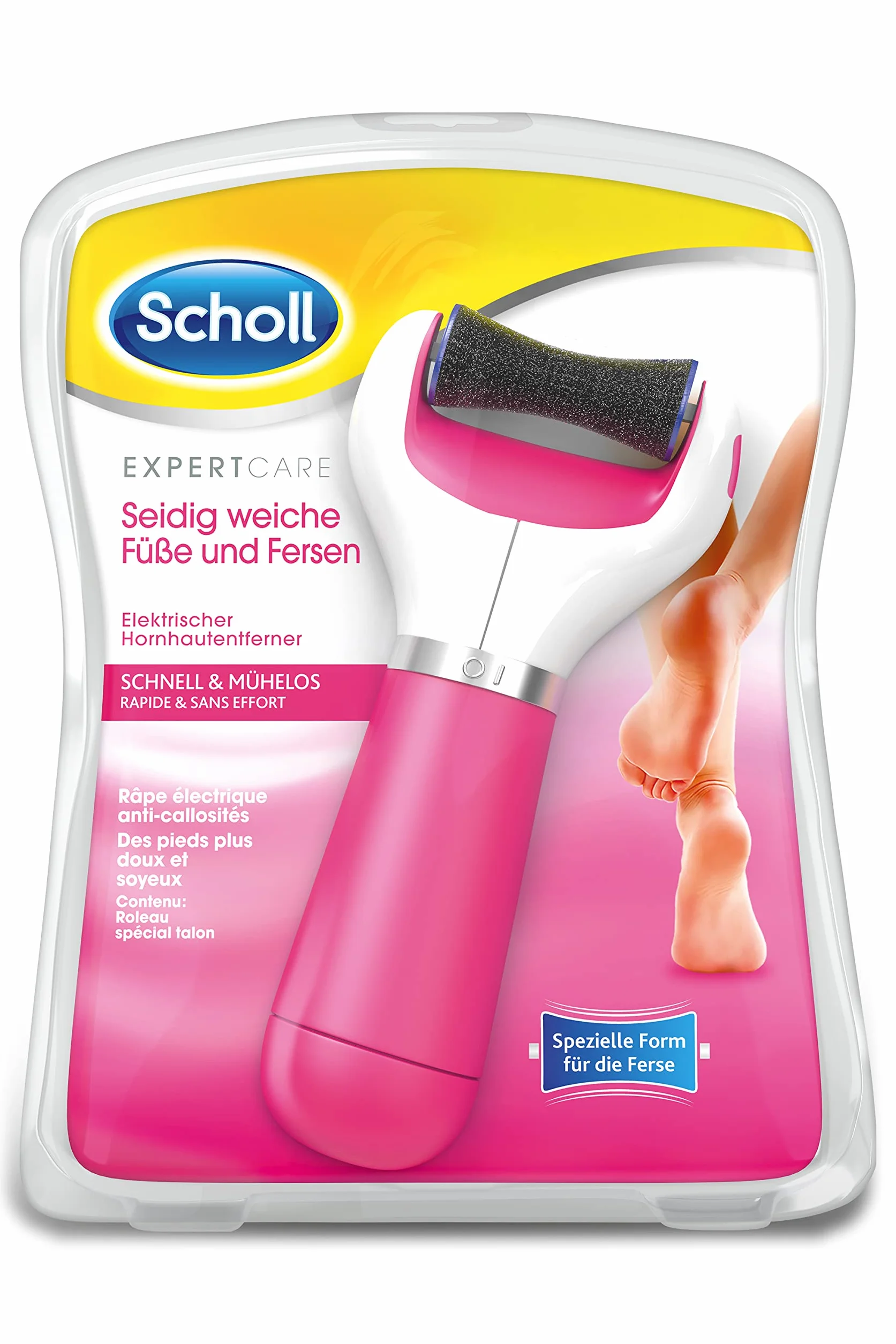 Scholl Velvet Smooth Pilnik Elektryczny Do Stóp 90 Min Różowy