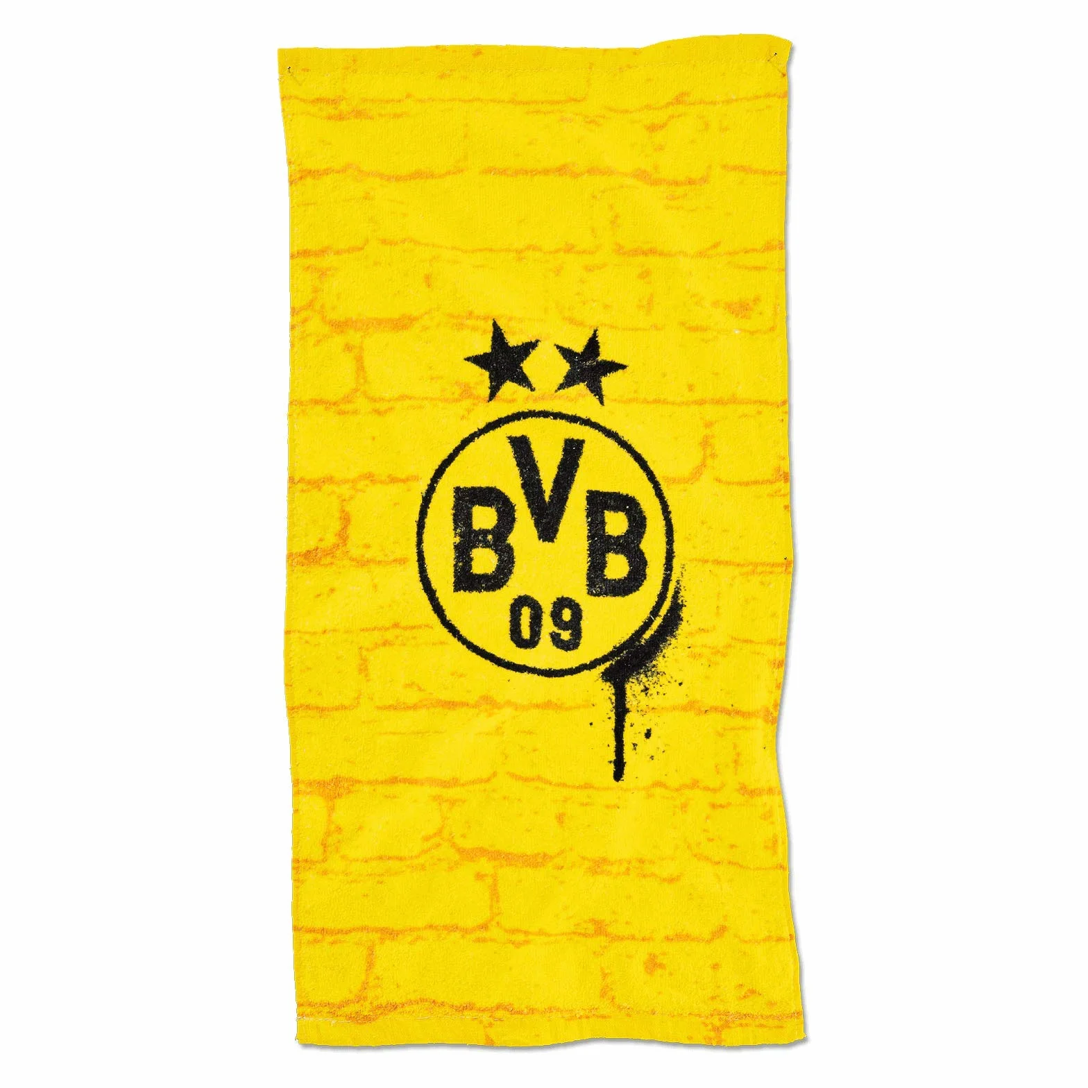 Borussia Dortmund BVB magiczny ręcznik (60 x 30 cm), bawełna, czarny/żółty