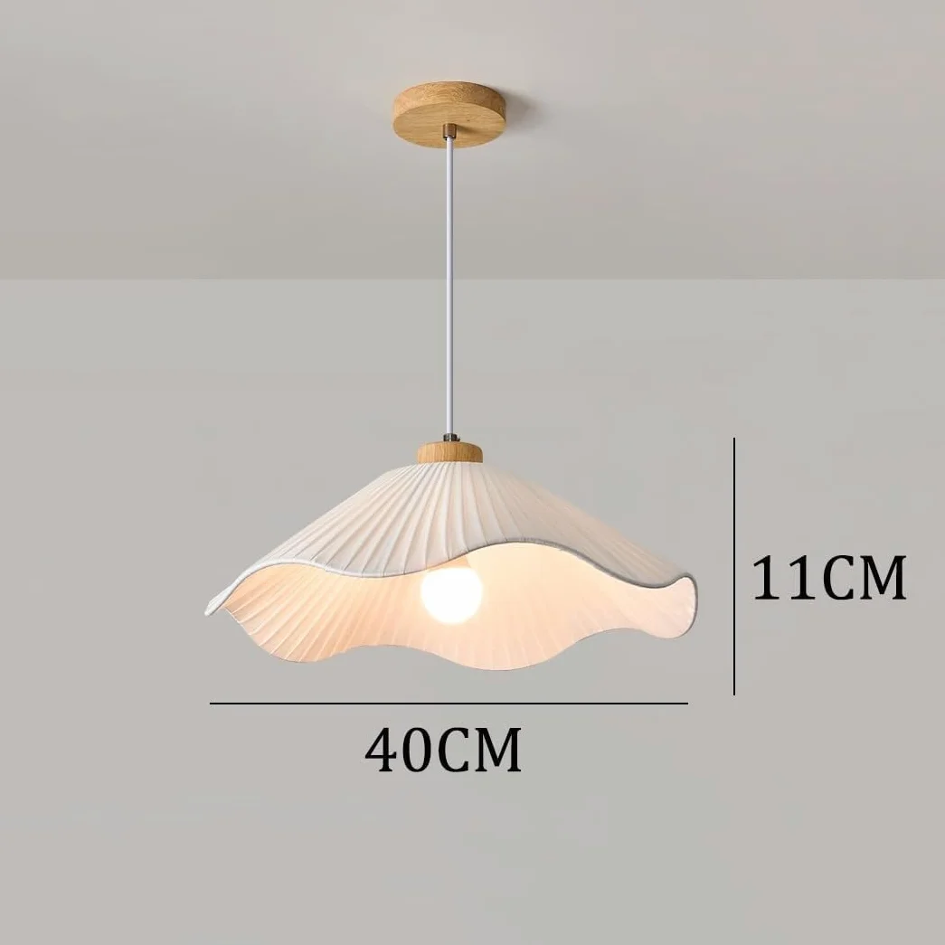 Nordic nowoczesny kwiat lampa wisząca z plisowaną tkaniną klosz wiejski sufitowa lampa wisząca francuski wiejski żyrandol do jadalni wyspa kuchenna