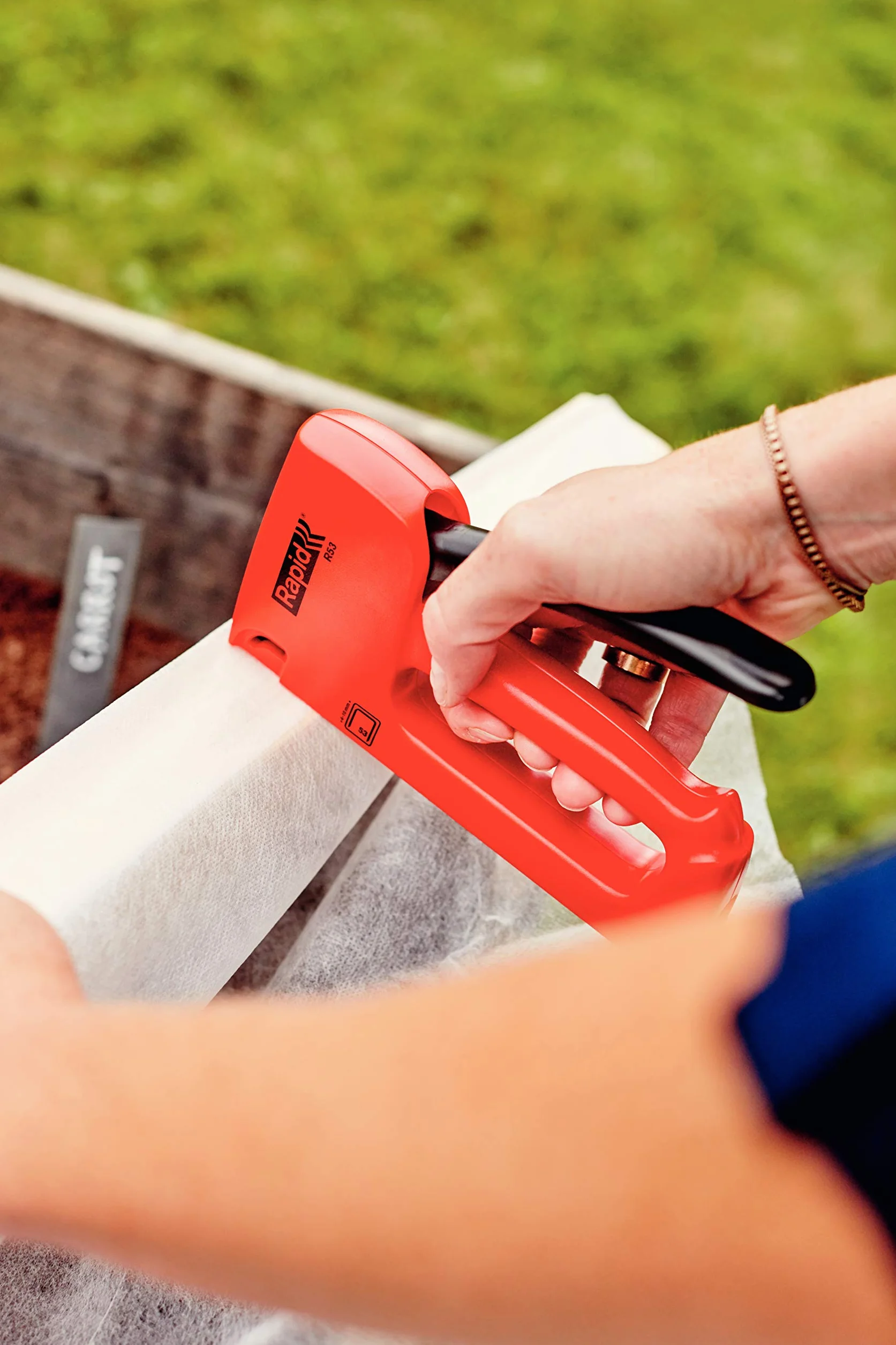 Rapid, Zszywacz Ręczny Rapid R53 do Zszywek Nr 53 z Cienkiego Drutu, Ergonomiczny Uchwyt z Funkcją Blokady, Wewnętrzne Zużywalne Części ze Stali, Wyprodukowany w Szwecji (20443850)