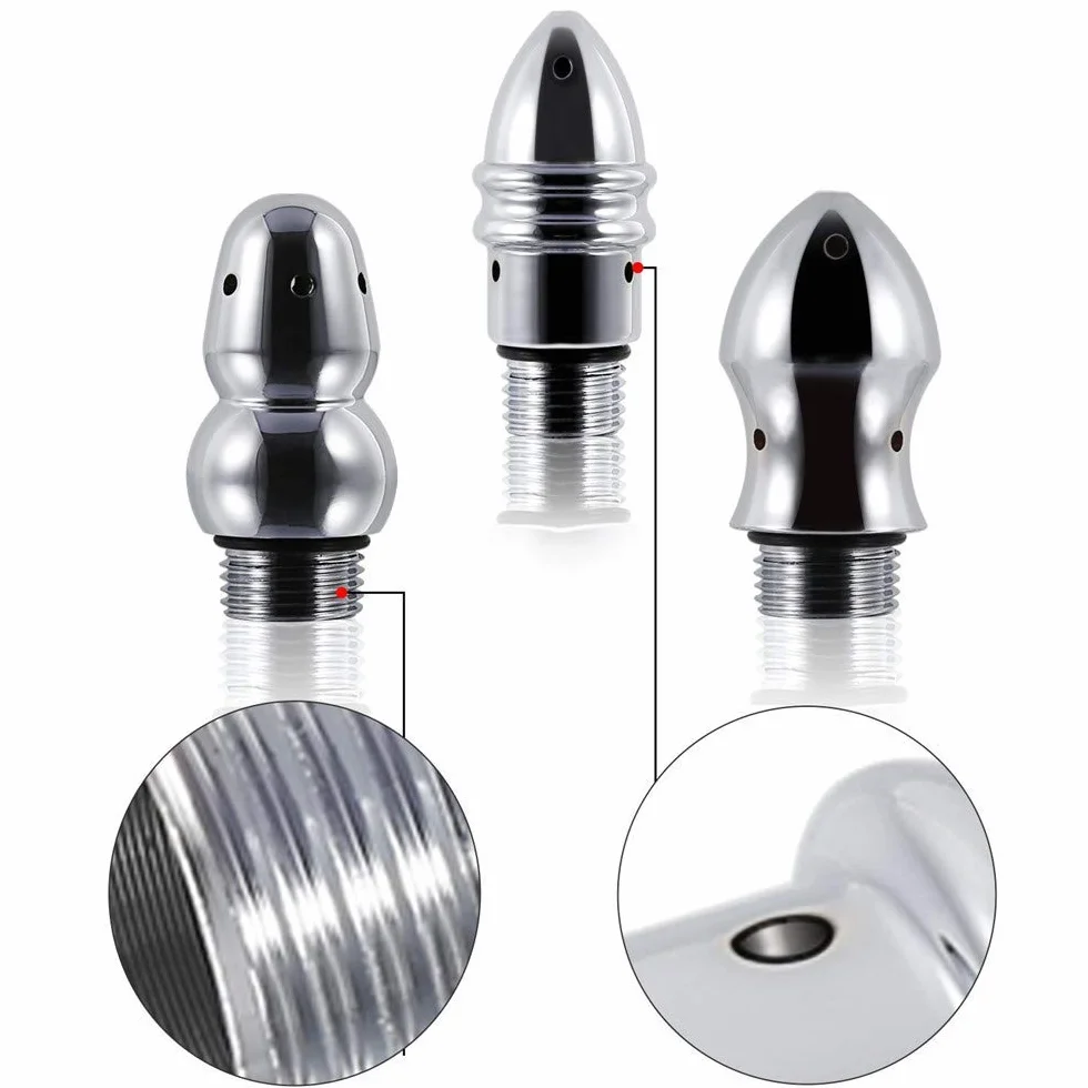 Enema Shower Prysznic analny z 3 głowicami Bowel Cleanse Kit Silver