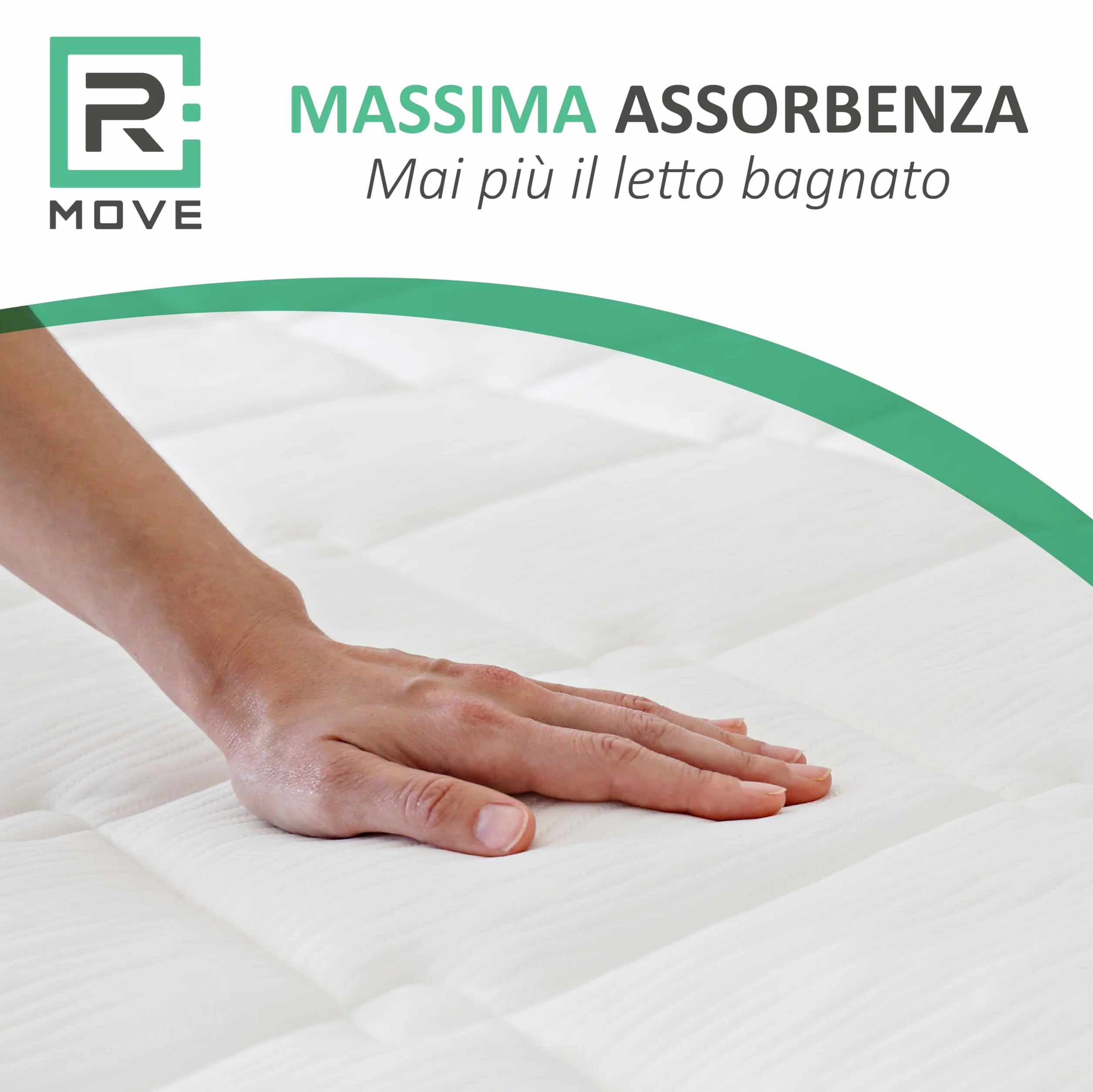 R MOVE Podkłady na łóżko 90 x 180 cm jednorazowe chłonne zestaw 20