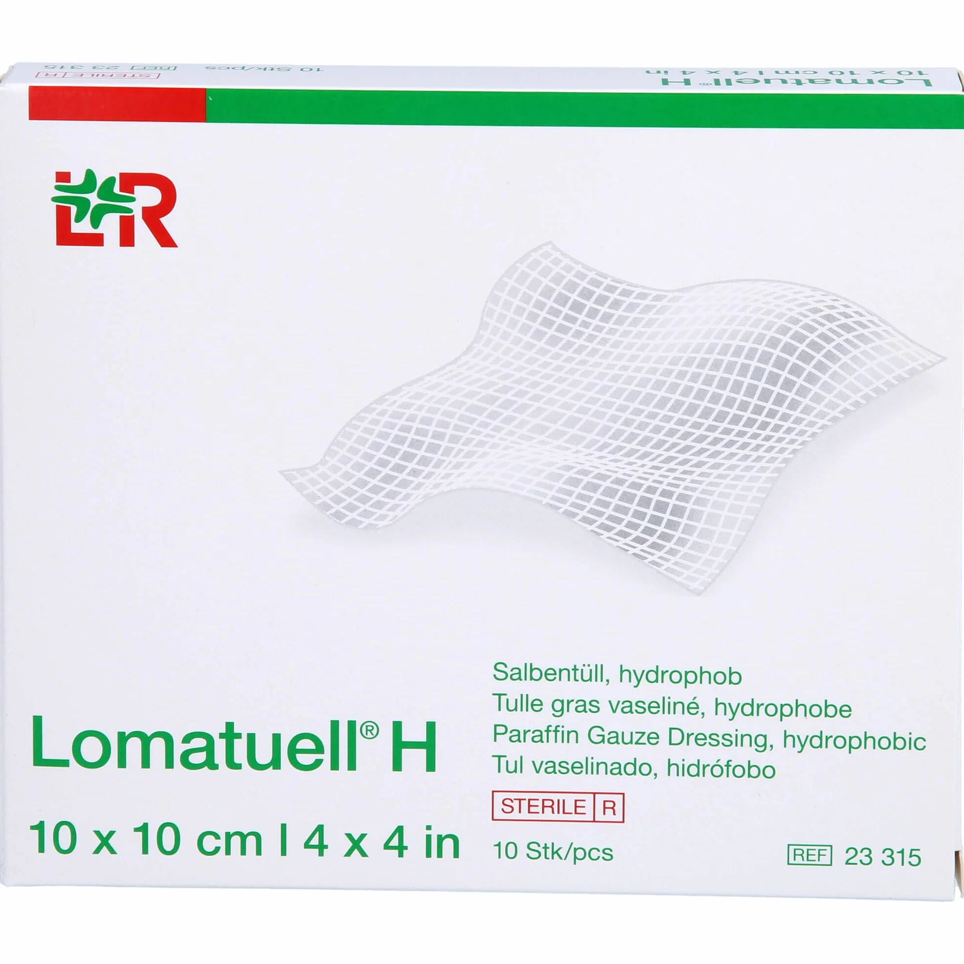 Lomatuell H Opatrunek 10 x 10 cm 10 Sztuk