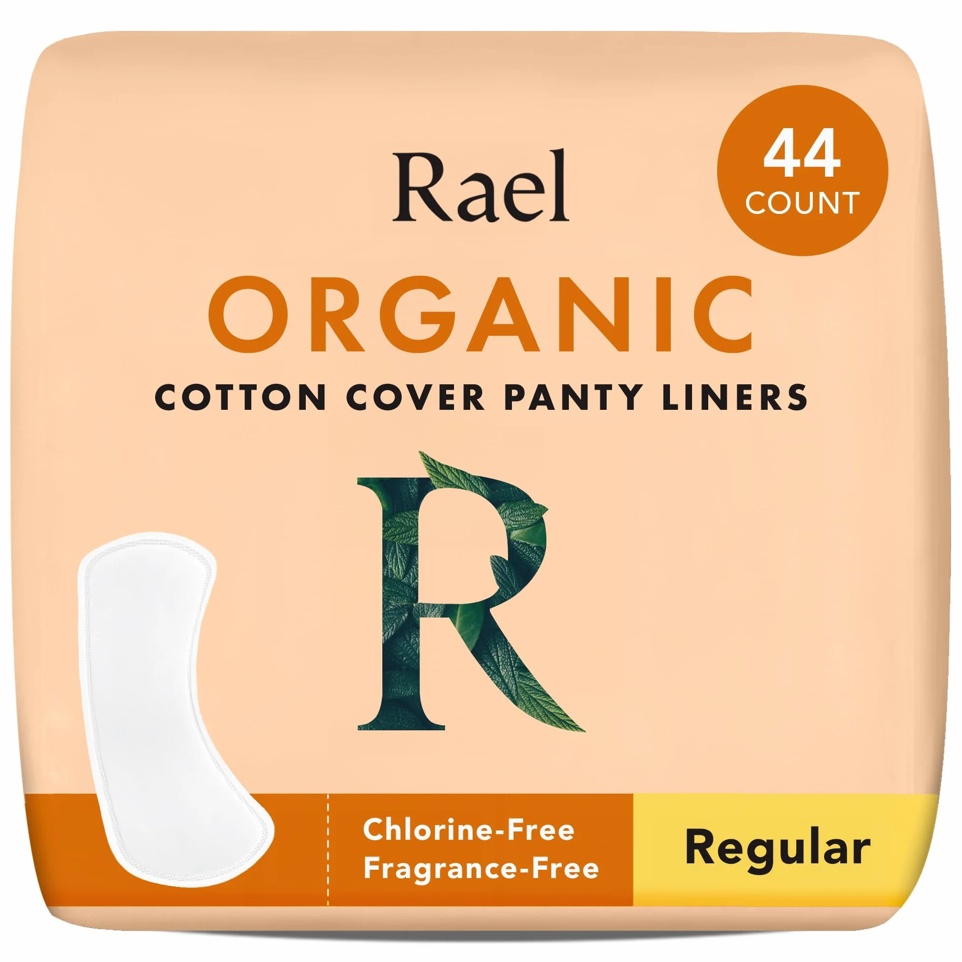 Rael Wkładki z bawełny organicznej bezzapachowe codzienne 44 szt.