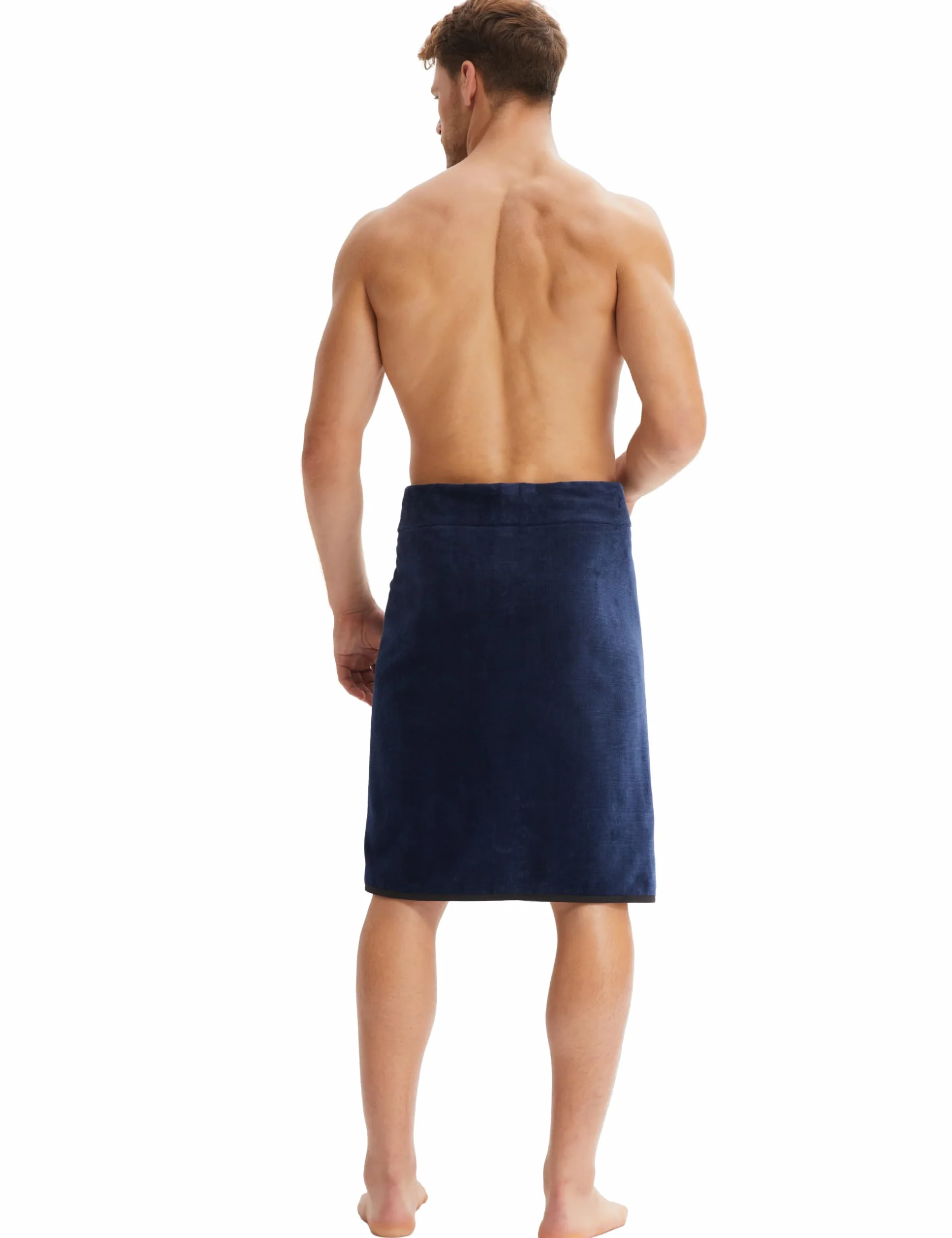 Morgenstern Męski kilt do sauny bawełna frotte zapięcie na rzepy