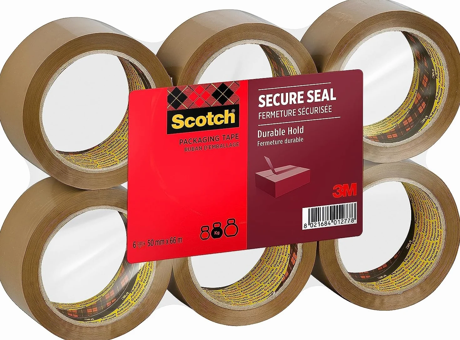 Scotch Hv5066Fb Taśma Klejąca Brązowy 6 x 50 mm x 66 m