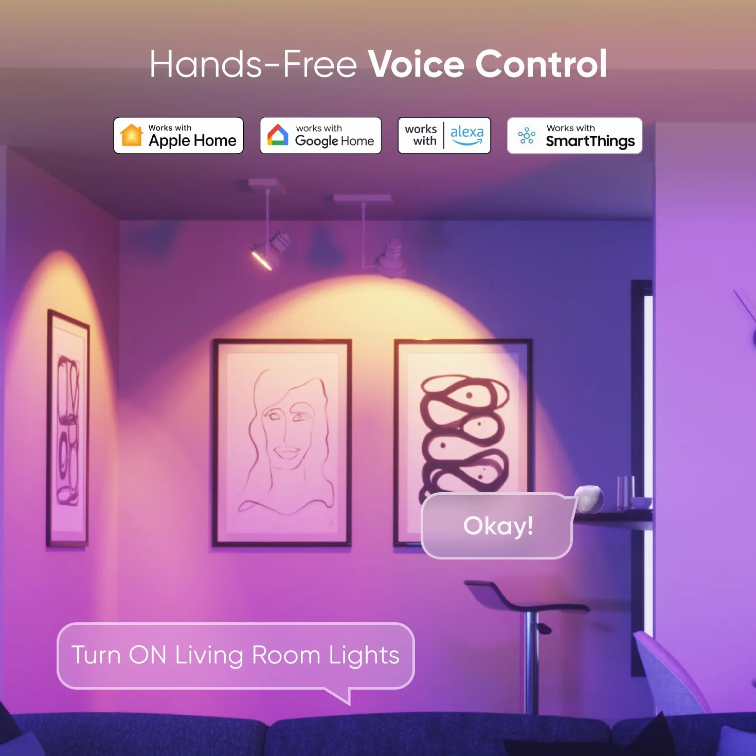 Nanoleaf Matter GU10 Inteligentna żarówka LED, 3 x ściemniane reflektory RGBCW, lustro ekranowe, 16 m kolorów, 400 lumenów, aplikacja WiFi/sterowanie głosowe (Alexa, Apple, Google), idealna do