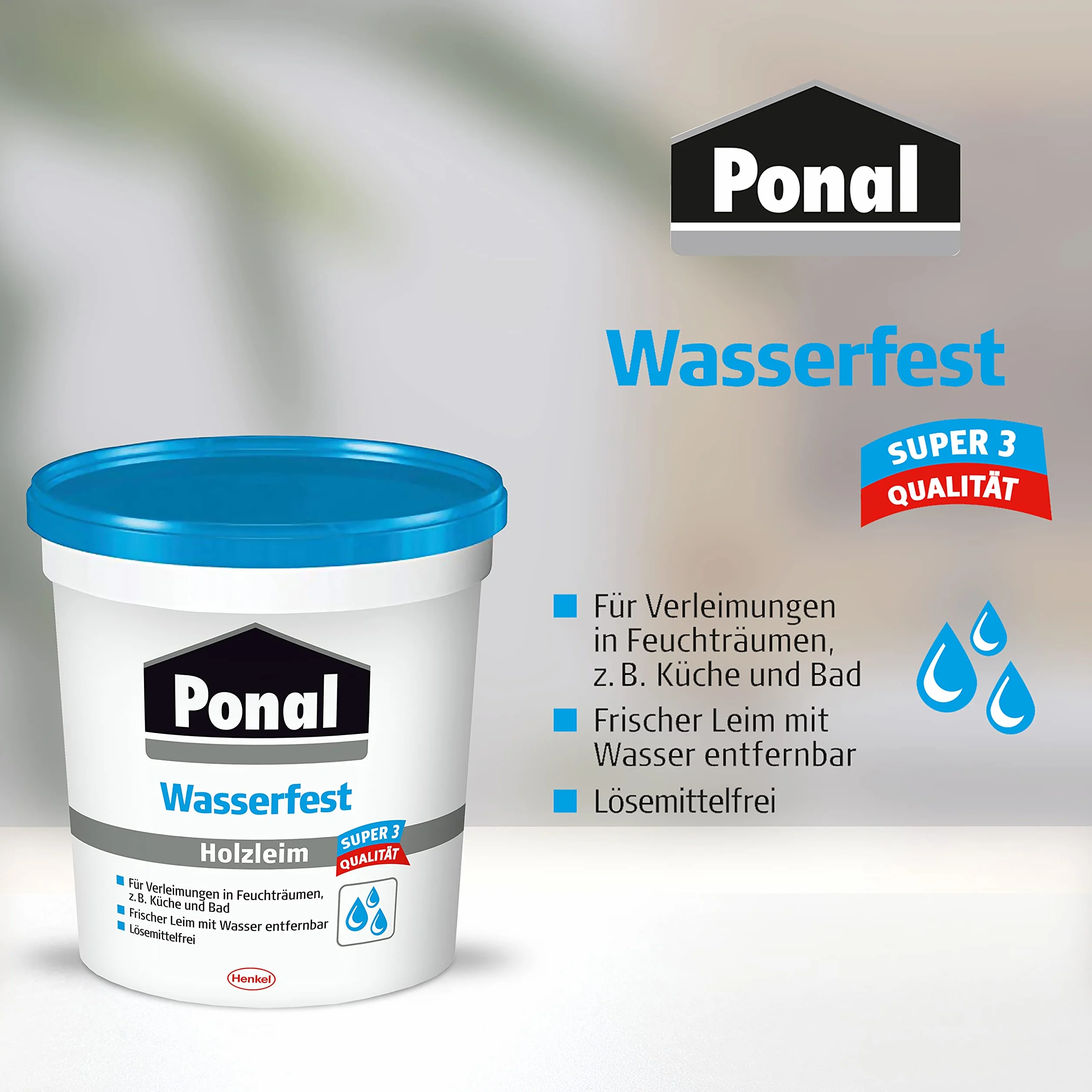 Ponal PN12S Klej do Drewna Wodoodporny, 760 g