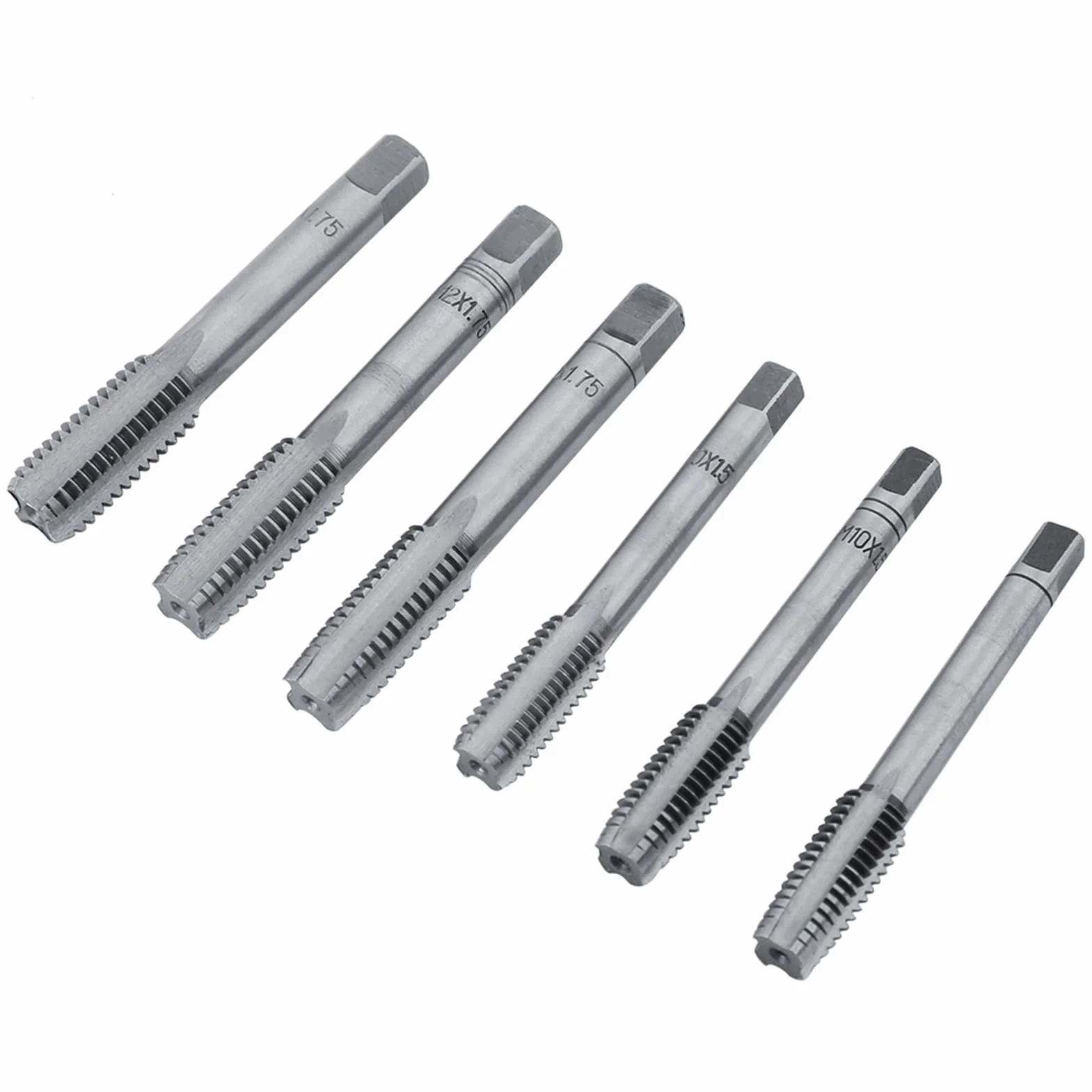 Tap and Die Set, Zestaw dotknij, M3, M4, M5, M6, M7, M8, M10, M12 Set i zestaw matrycy, zestawy naprawy wątków do gwintowania oraz rethreading wewnętrzne i zewnętrzne, 32 pCS