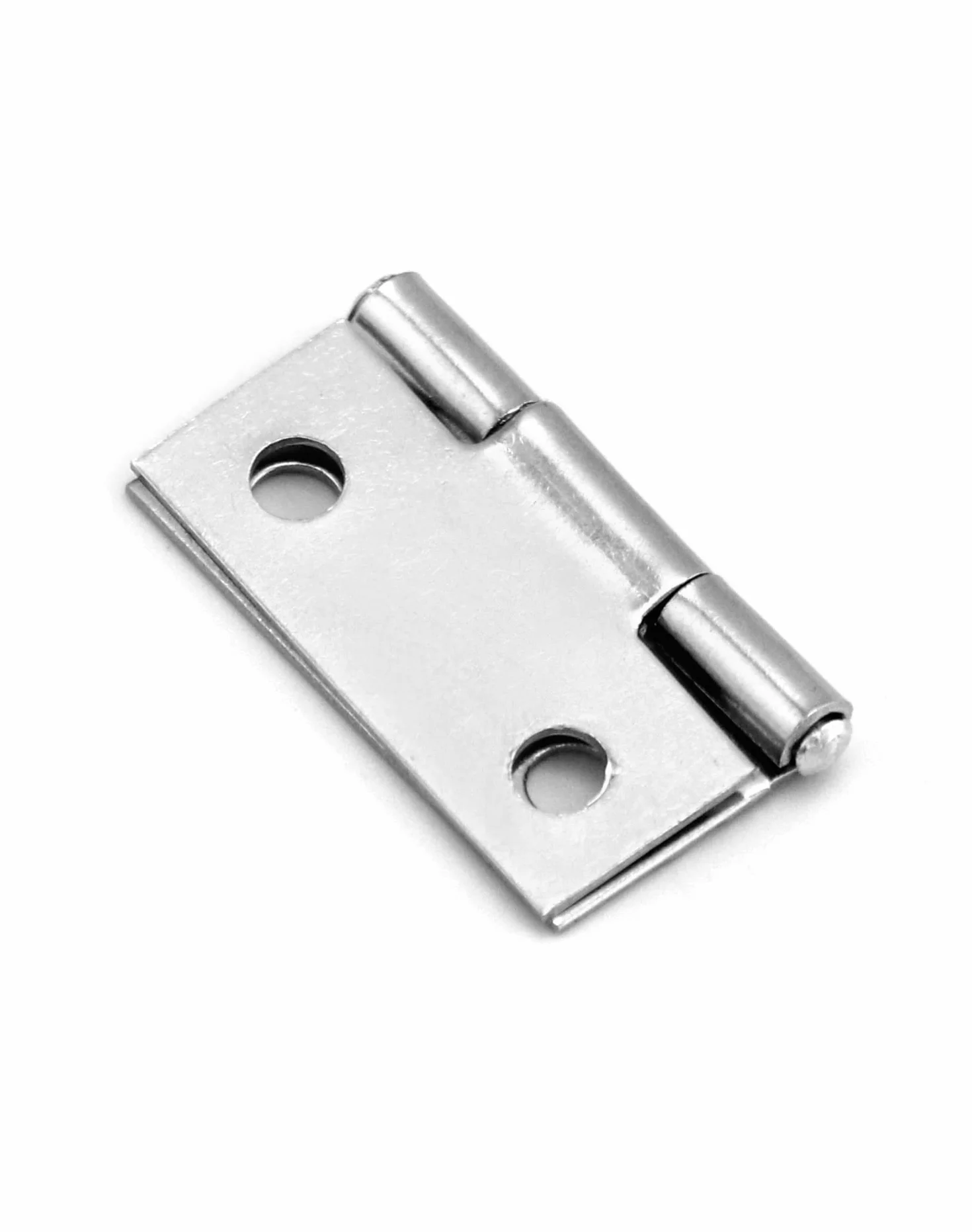 QWORK 40 Sztuk Mini zawias 25mm zawiasy do drzwi składanych małe zawiasy meblowe ze stali nierdzewnej z 160 śrubami do naprawy okien drzwi domowych