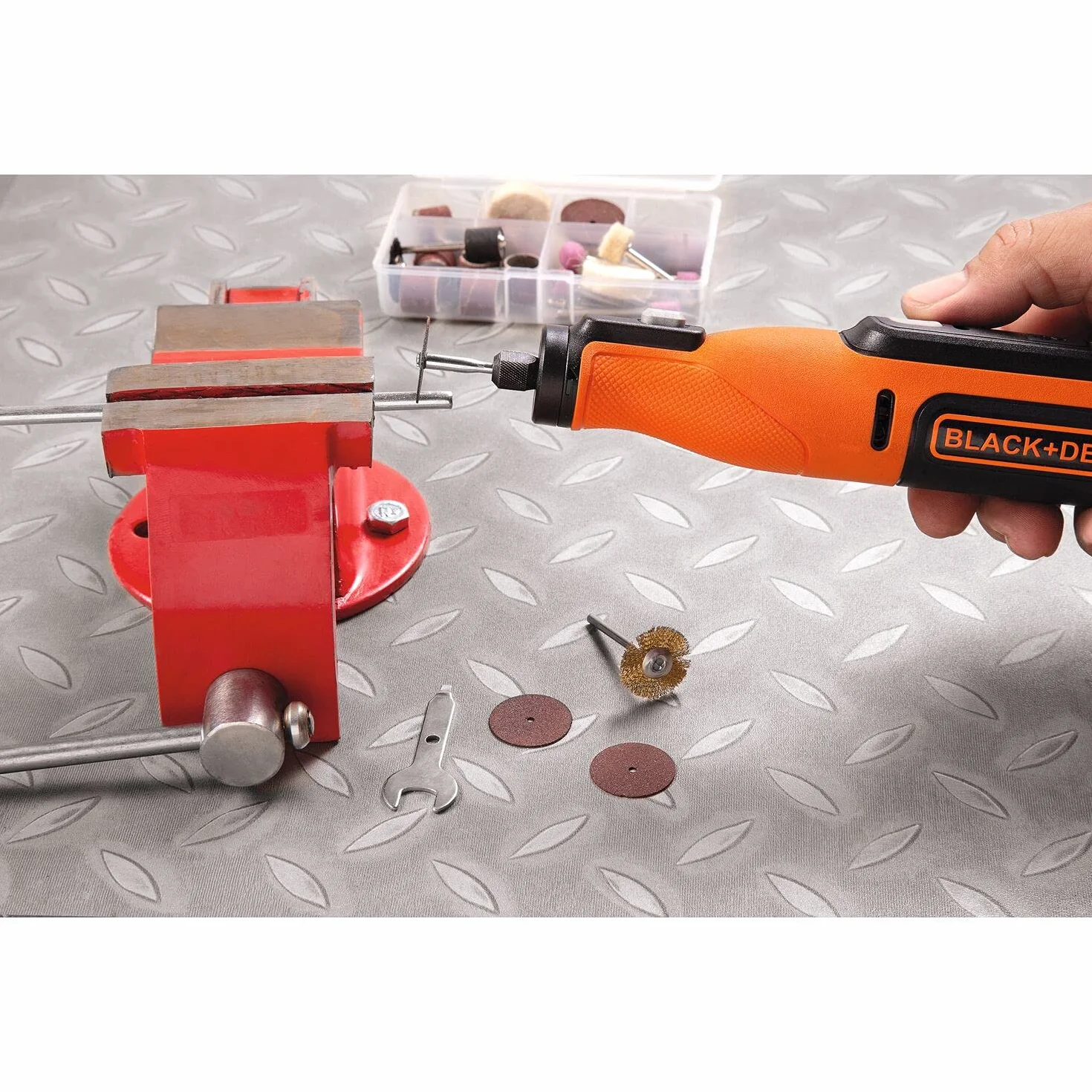 BLACK+DECKER BCRT8IK-XJ Wielofunkcyjny obrotowy 7.2V 1.5 Ah 53 Akcesoria