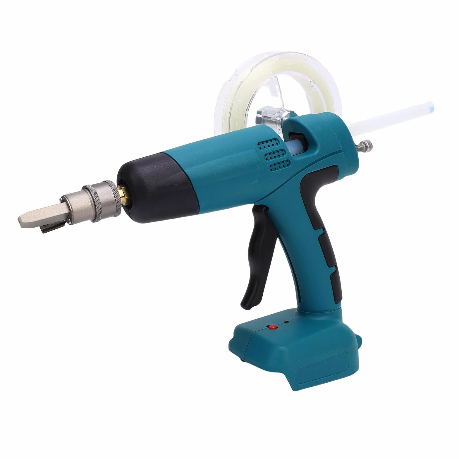 Garosa Pistolet do Klejenia Kabli światłowodowych FTTR, Bezprzewodowy Pistolet do Klejenia Kabli światłowodowych ABS, Maksymalna Temperatura 428°F, Podgrzewanie Wstępne od 6 8 minut. Kleje w