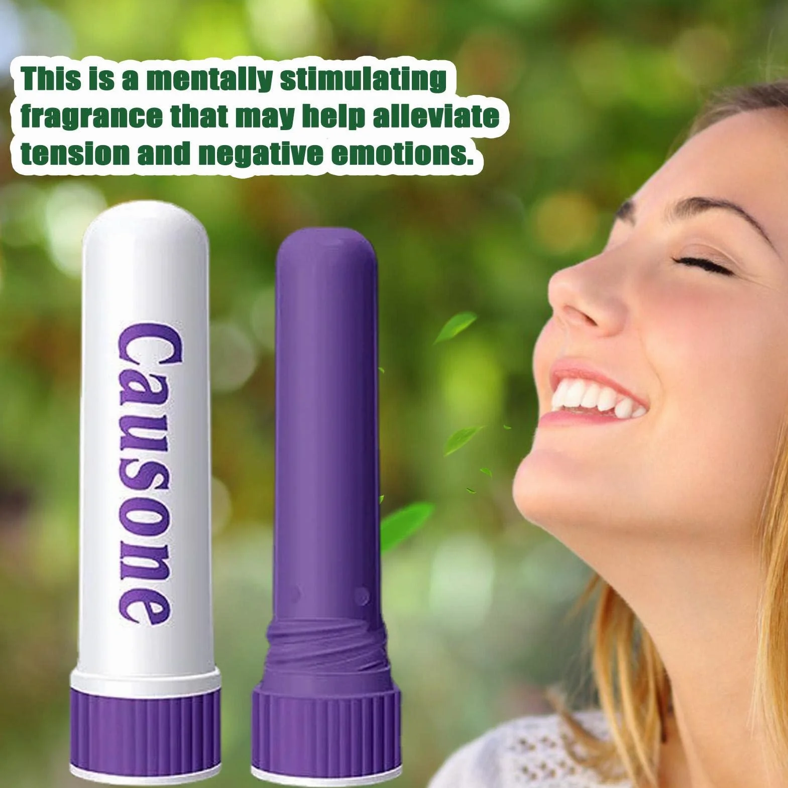 Inhalator olejków eterycznych do nosa, chłodzący olejek do aromaterapii, relaks i odświeżenie Purble