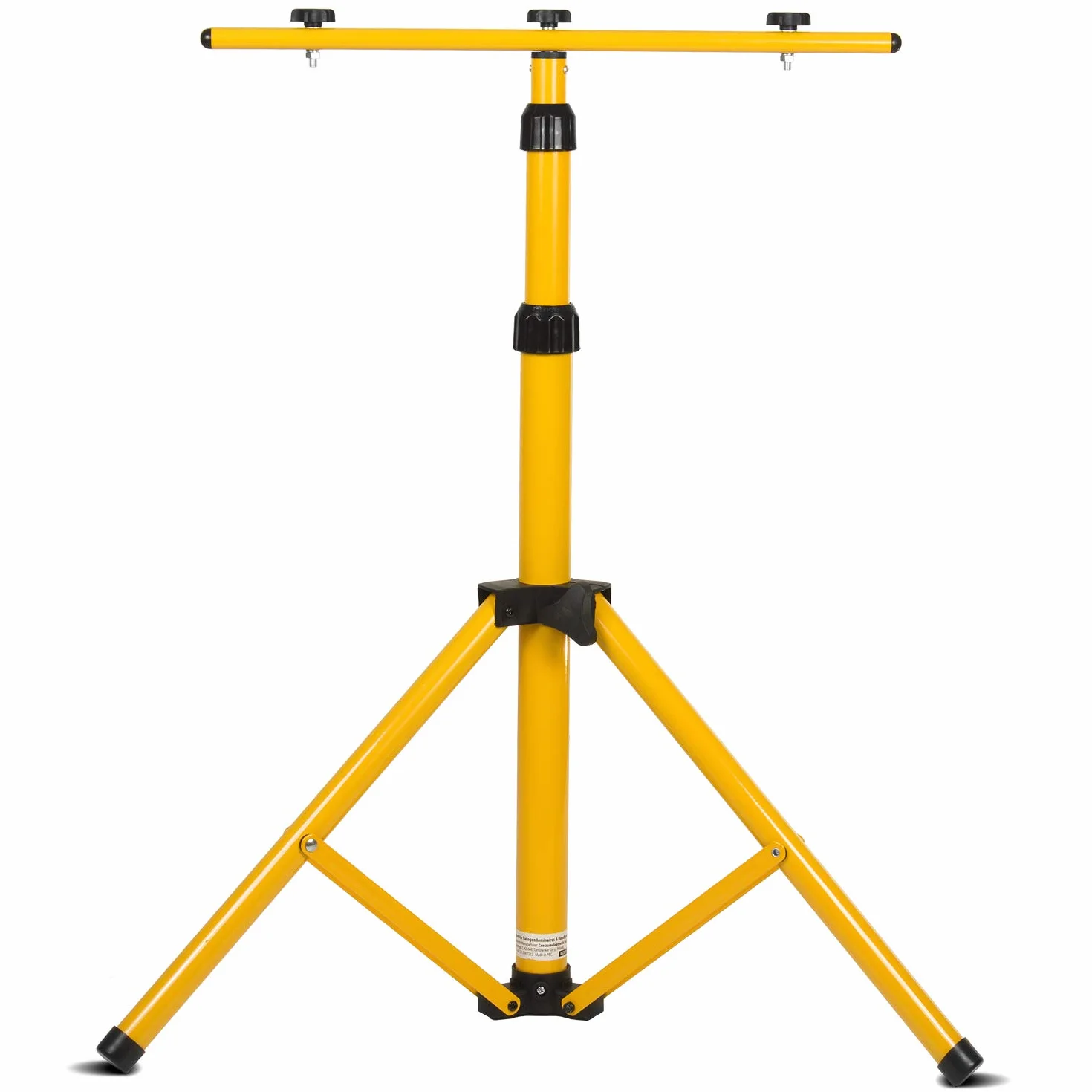 Maclean MCE583 Statyw do naświetlaczy – reflektor budowlany statyw teleskopowy 62-150 cm (stalowy)