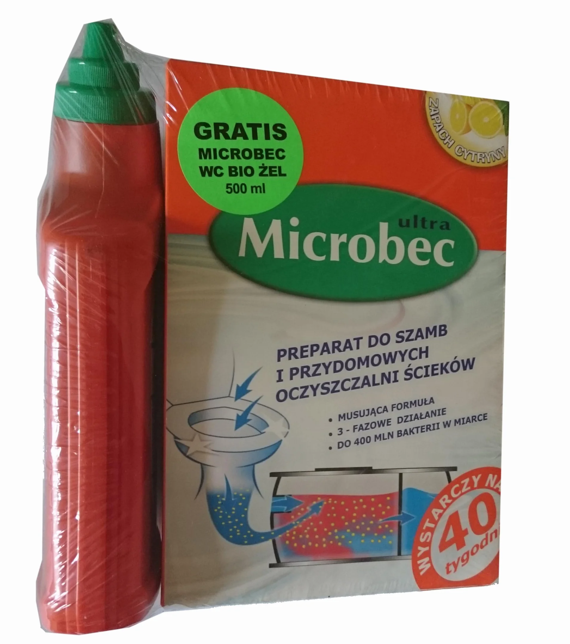 BROS do szamb i ścieków+WC Żel do sanitariatów