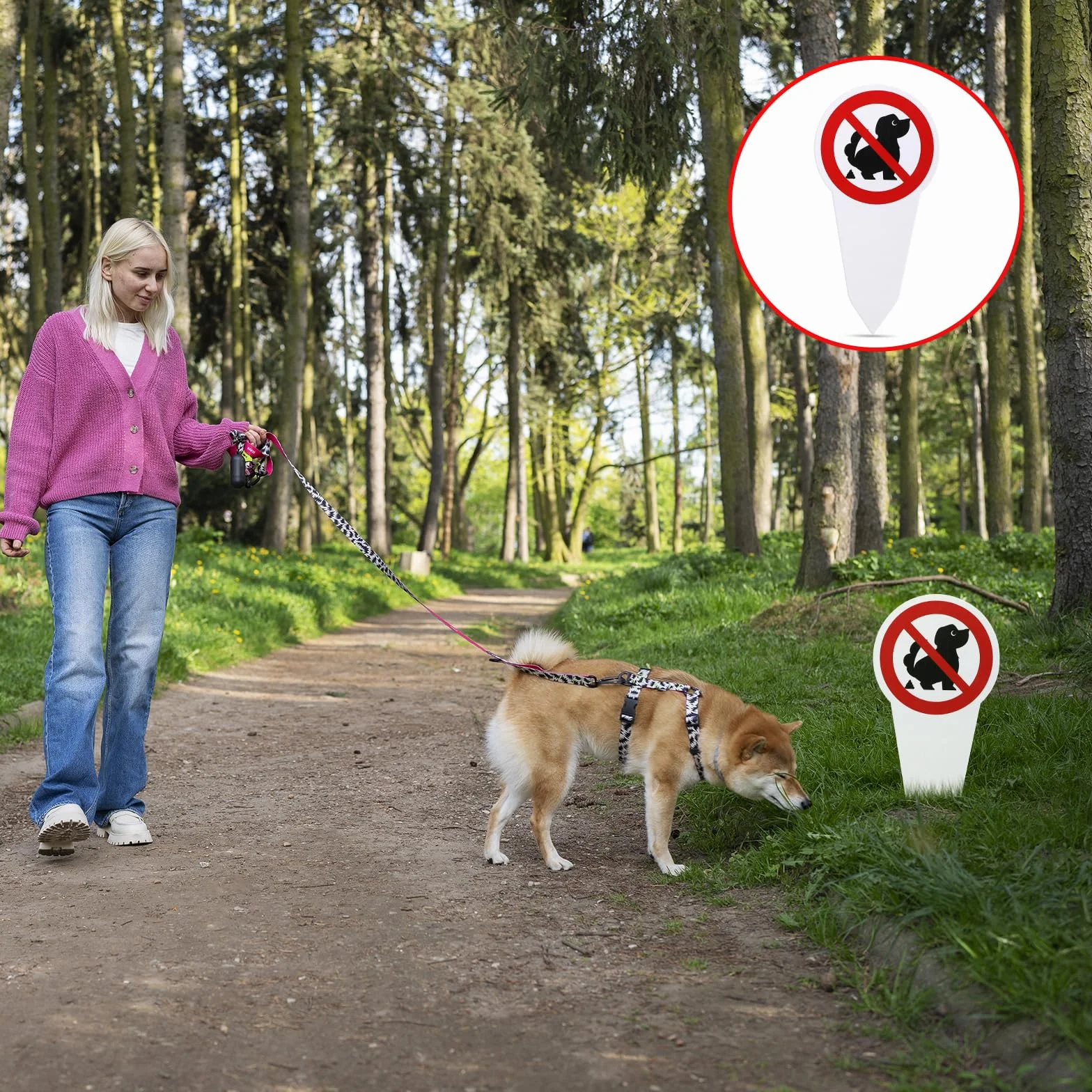 8 sztuk tabliczka bez toalety dla psa tabliczka duża 30 x 15 cm Das ist Keine Hundekload Tabliczka z psem Zakaz kupowania na czyste drogi, trawnik, park, plac zabaw