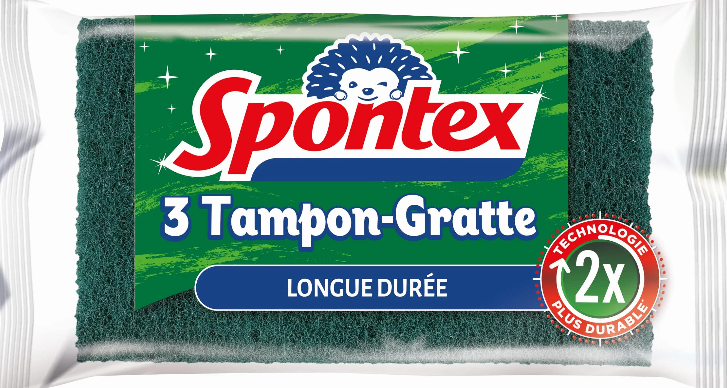 Spontex Zestaw 3 skrobaków, trwały, wydajny, dłuższy okres eksploatacji, 3 sztuki