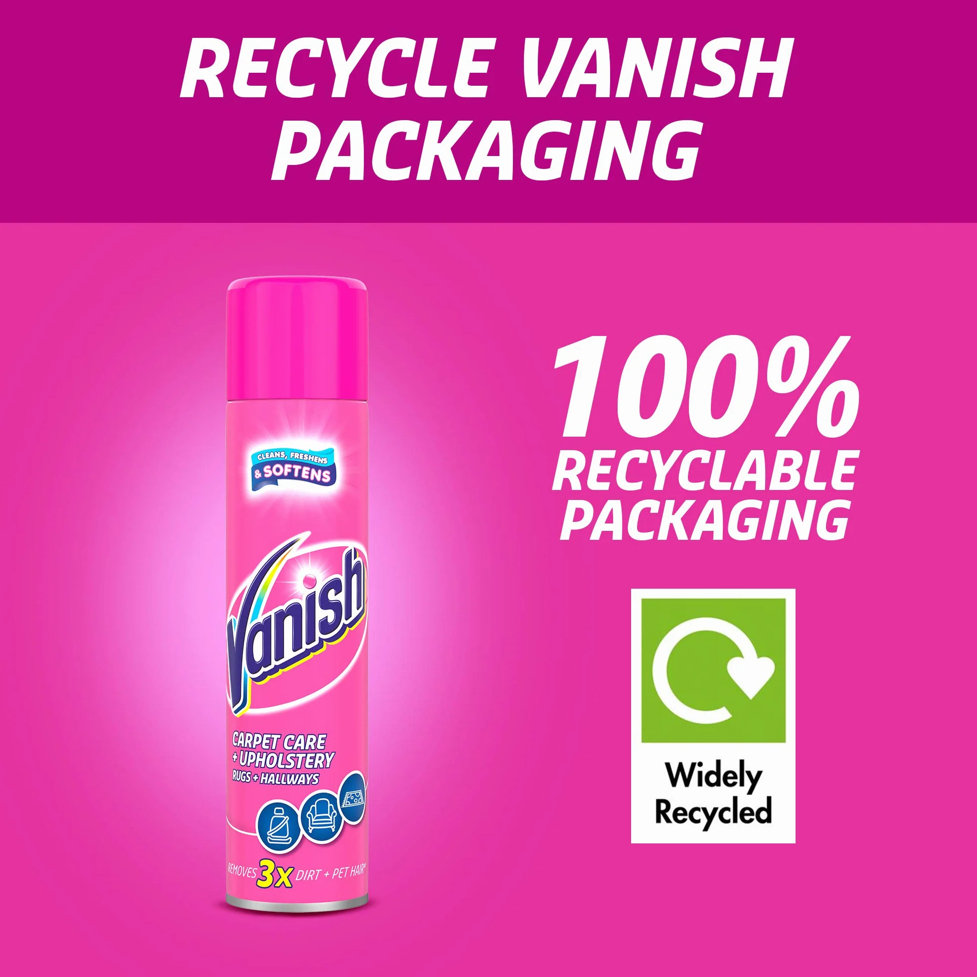 Vanish - pianka do czyszczenia dywanów - 600 ml/21 fl.oz