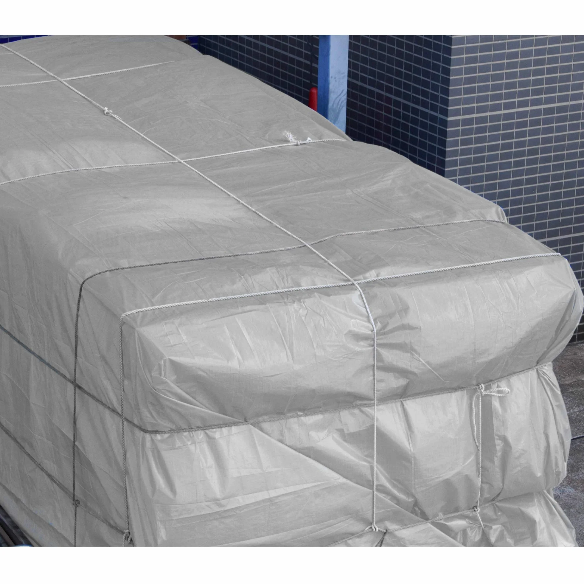 Ecd Germany Plandeka Z Oczkami 4x6m 24m² 260g/m² Szara Polietylenowa Odporna Na Plesn Wodoodporna Odporna Na Rozdarcia Plandeka Ochronna