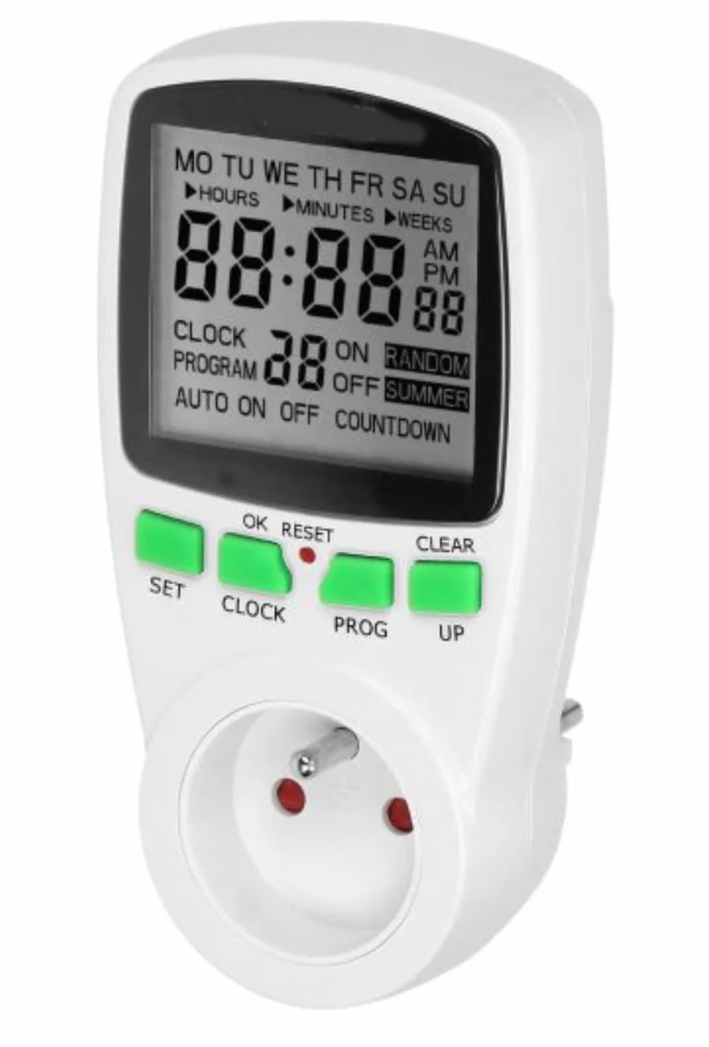 Elektroniczny programator czasowy 16 programów